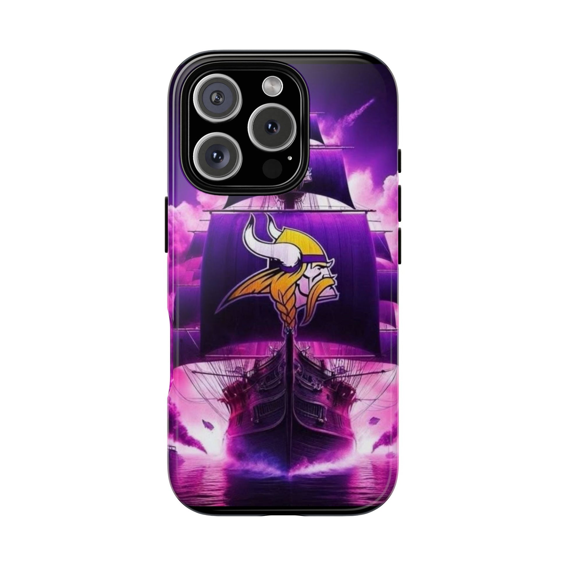 Minnesota Vikings Ship Football Phone Case, Tough Cases for iPhones, Samsung, and Pixel