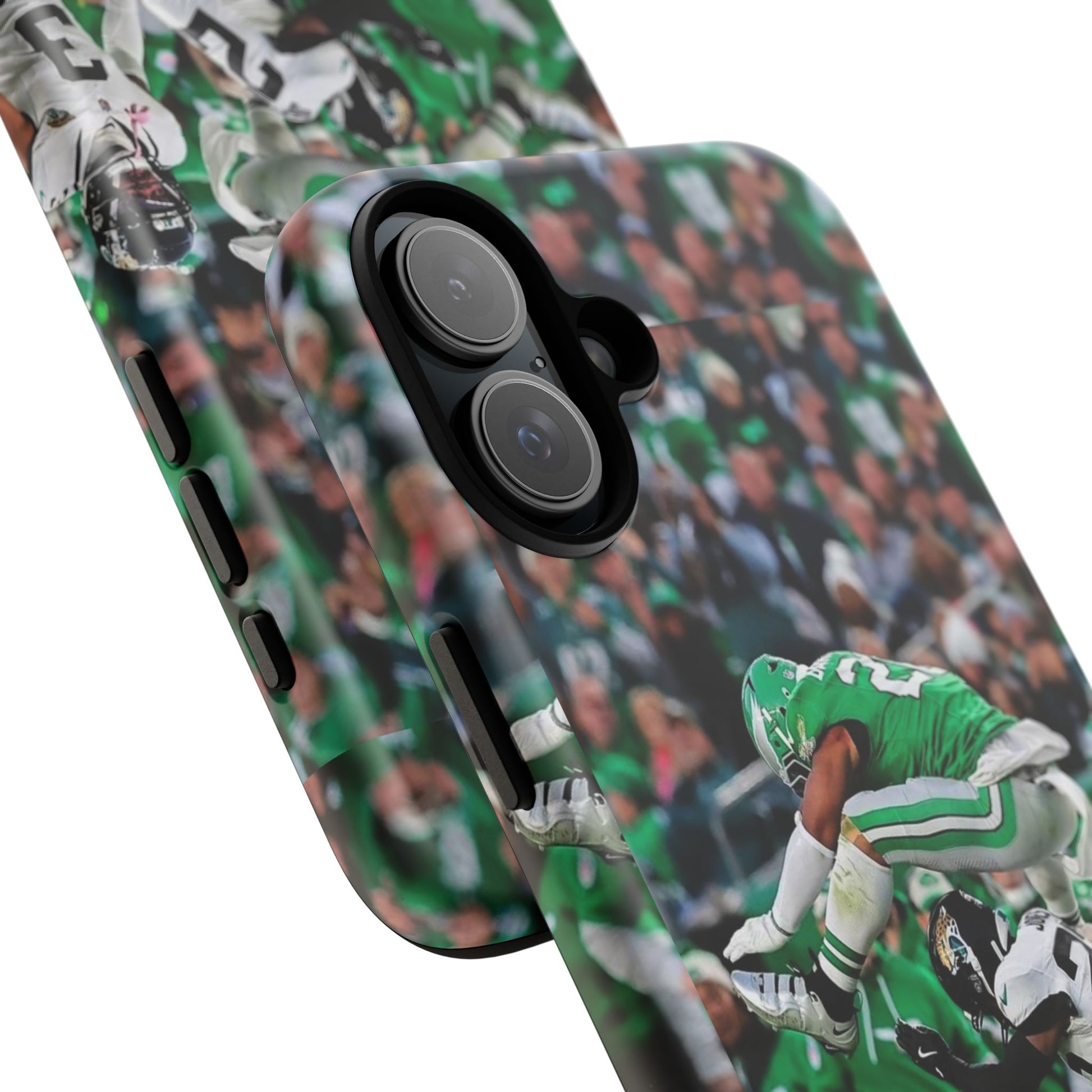 Saquon Barkley The Huddle Eagles Football Tough Cases for iPhones, Samsung, and Pixel