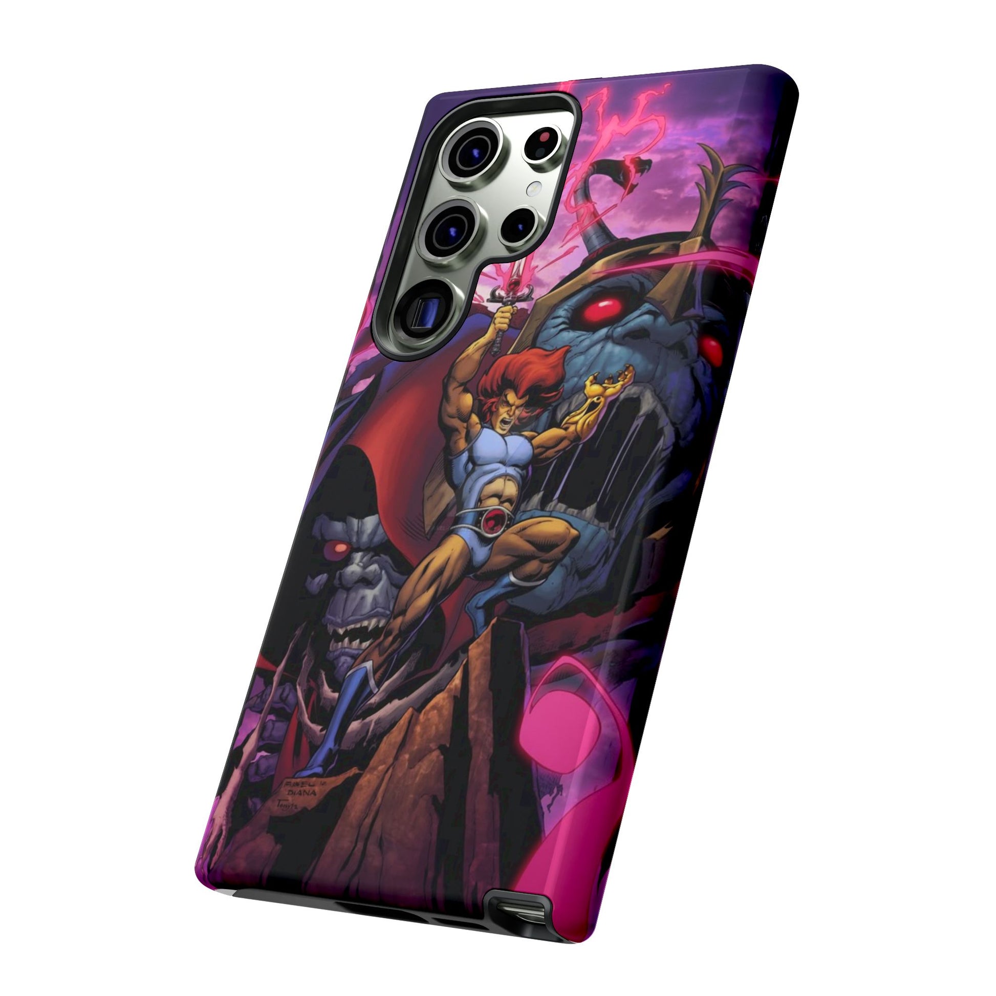 Thundercats Lion O x Mumra Tough Cases for iPhones, Samsung, and Pixel