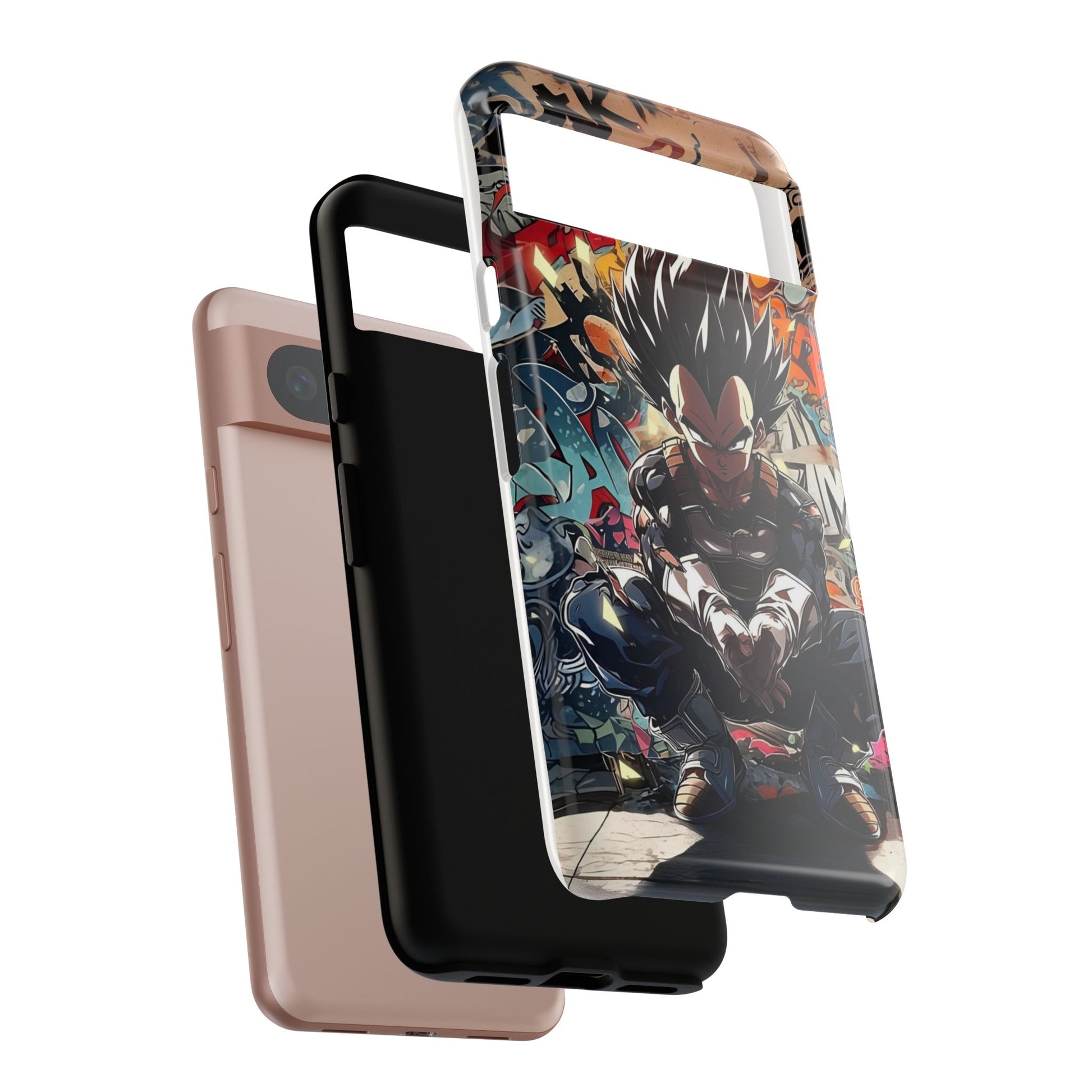 Anime Vegeta Dragon ball Z Tough Cases for iPhones, Samsung, and Pixel