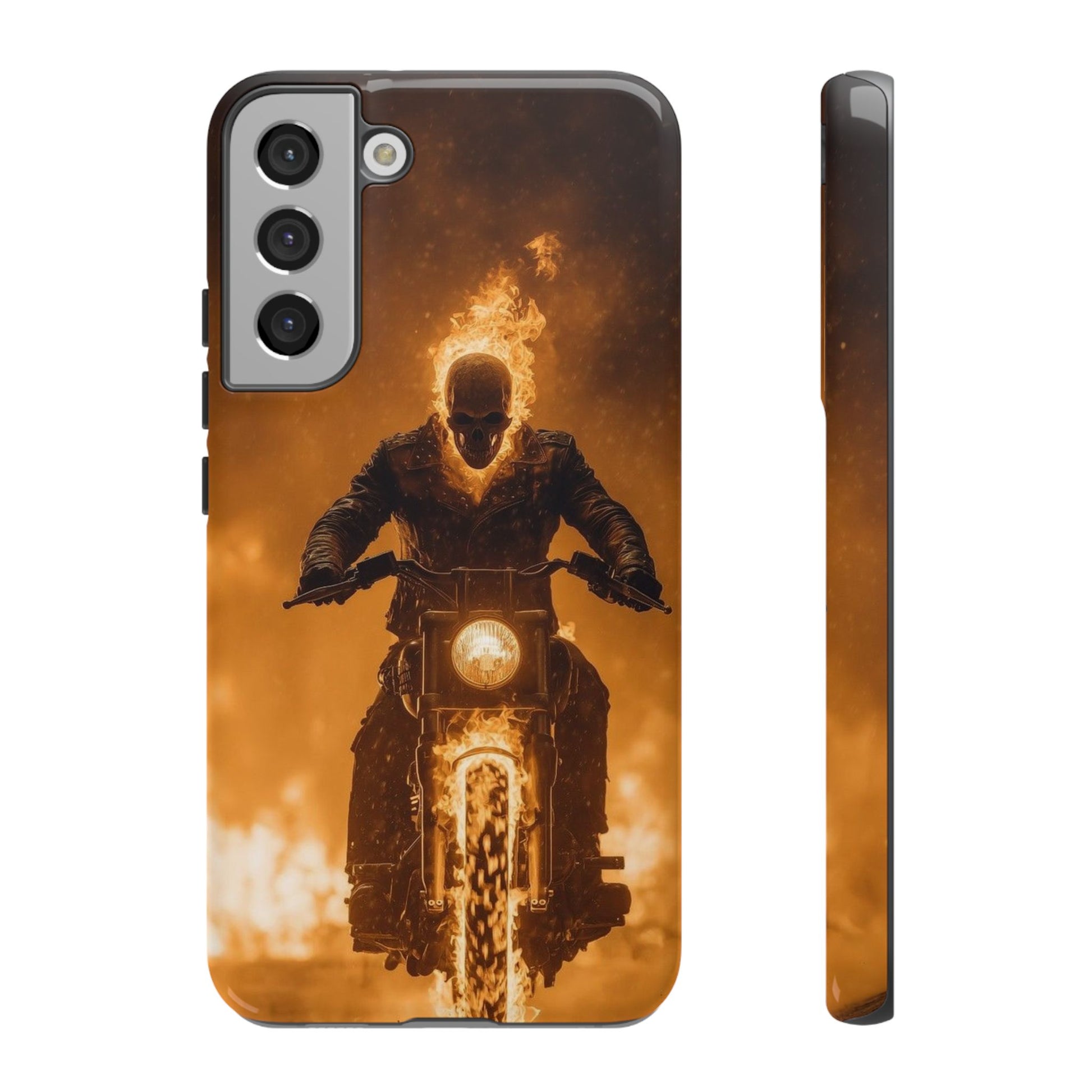 Marvel's Ghostrider Tough Cases for iPhones, Samsung, and Pixel