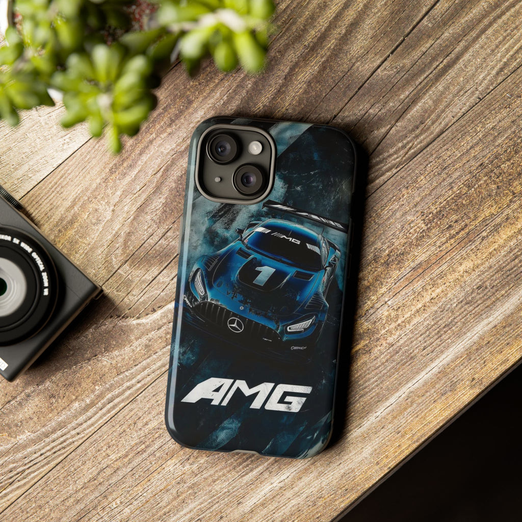 Mercedes AMG Racing Car Tough Cases for iPhones, Samsung, and Pixel