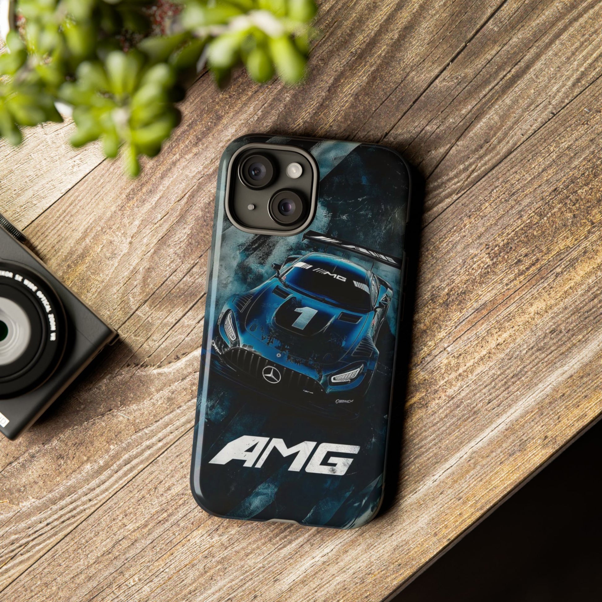 Mercedes AMG Racing Car Tough Cases for iPhones, Samsung, and Pixel