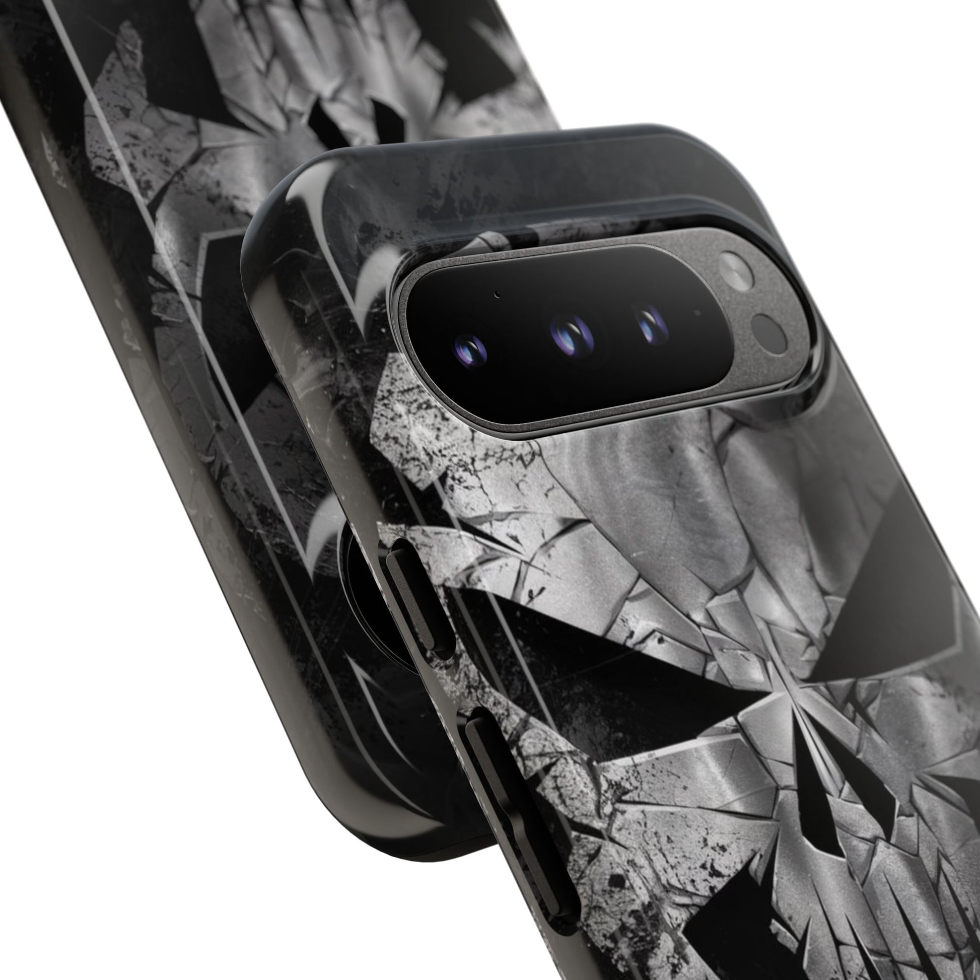 The Punisher Logo Art Tough Cases for iPhones, Samsung, and Pixel