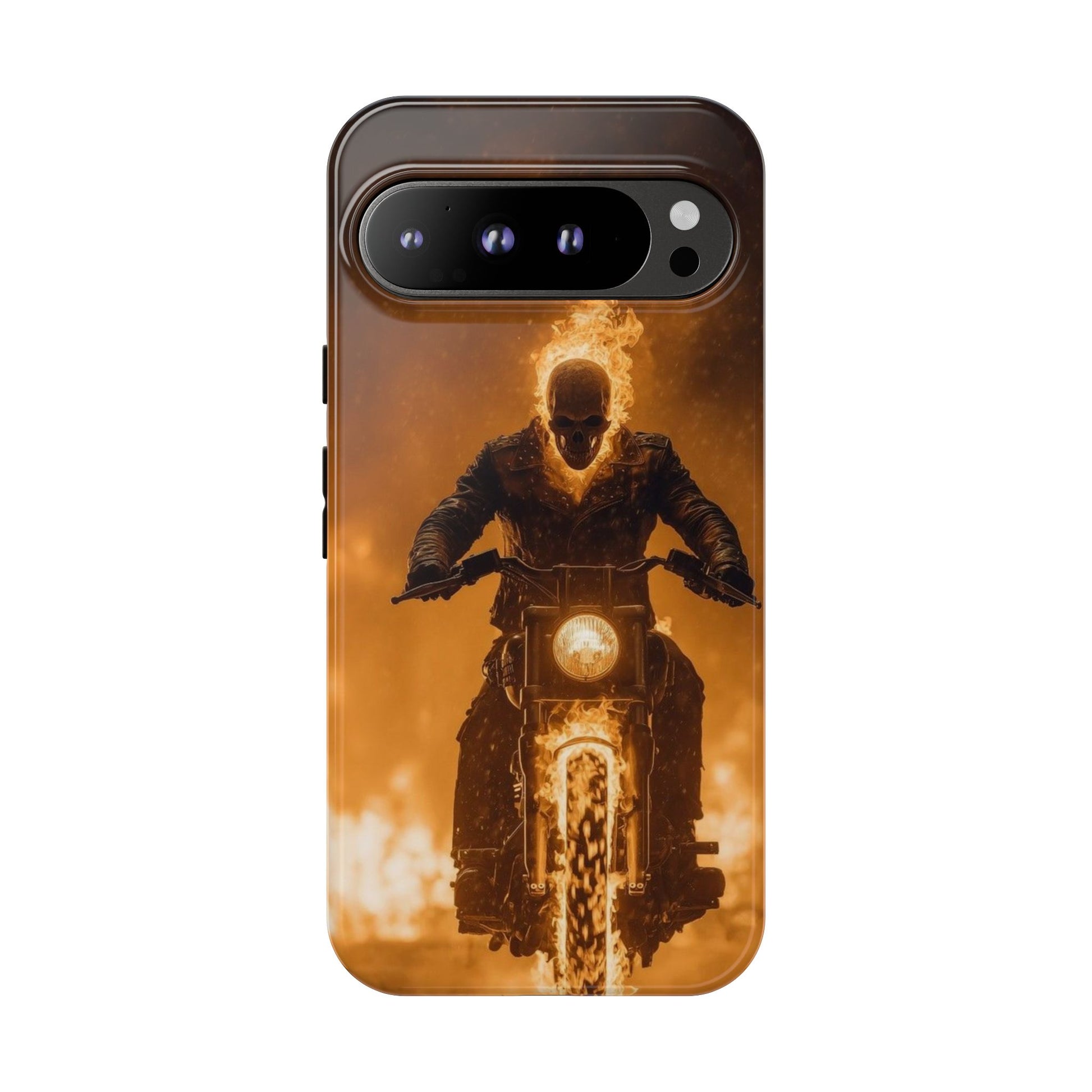 Marvel's Ghostrider Tough Cases for iPhones, Samsung, and Pixel