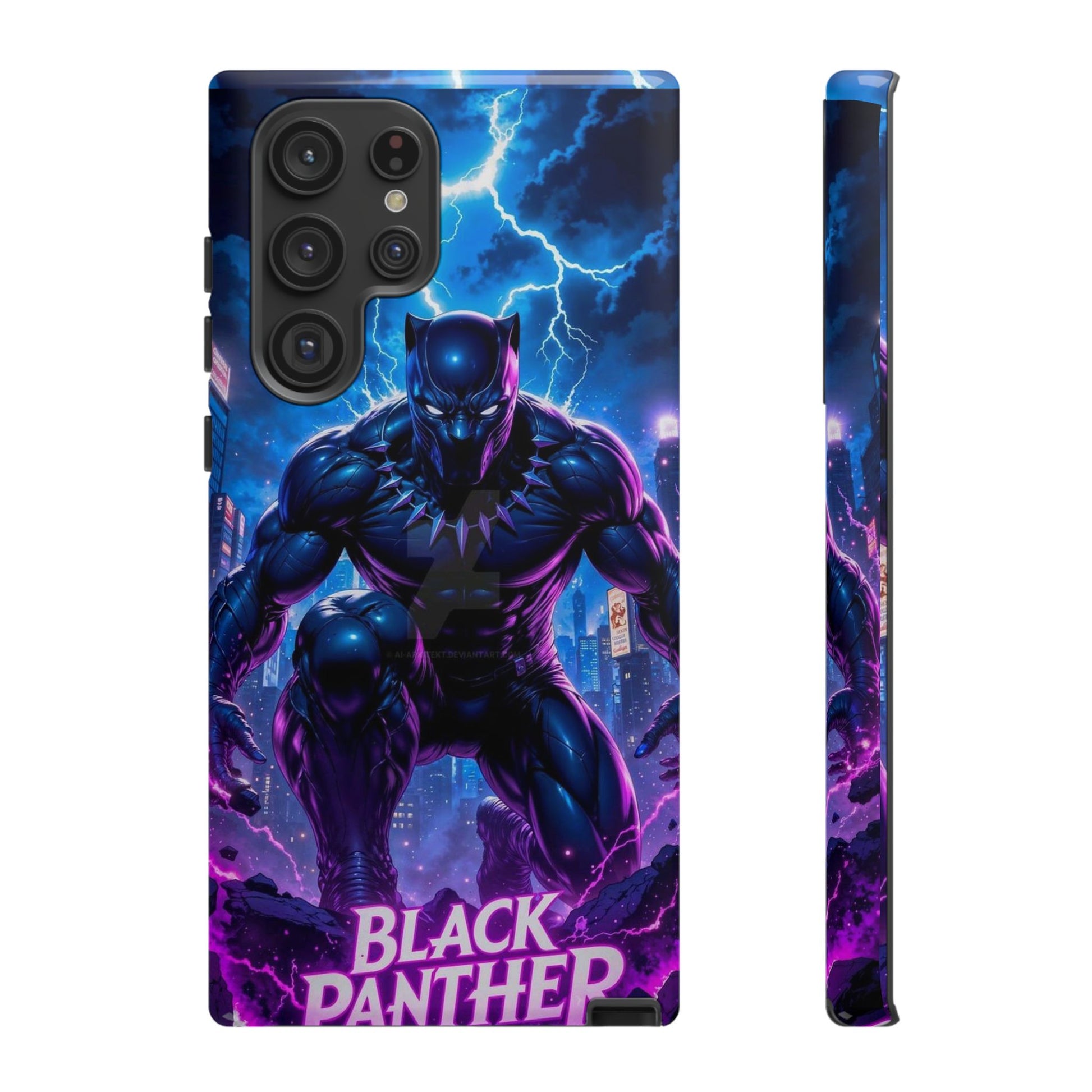 Black Panther Phone Case, Tough Cases for iPhones, Samsung, and Pixel