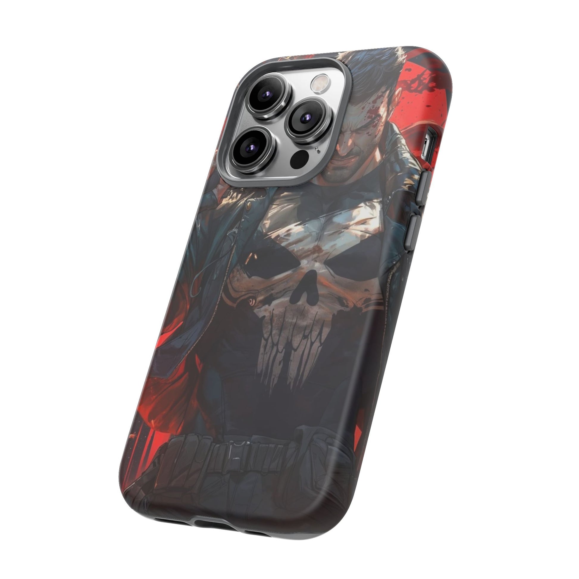 Punisher Tough Cases for iPhones, Samsung, and Pixel