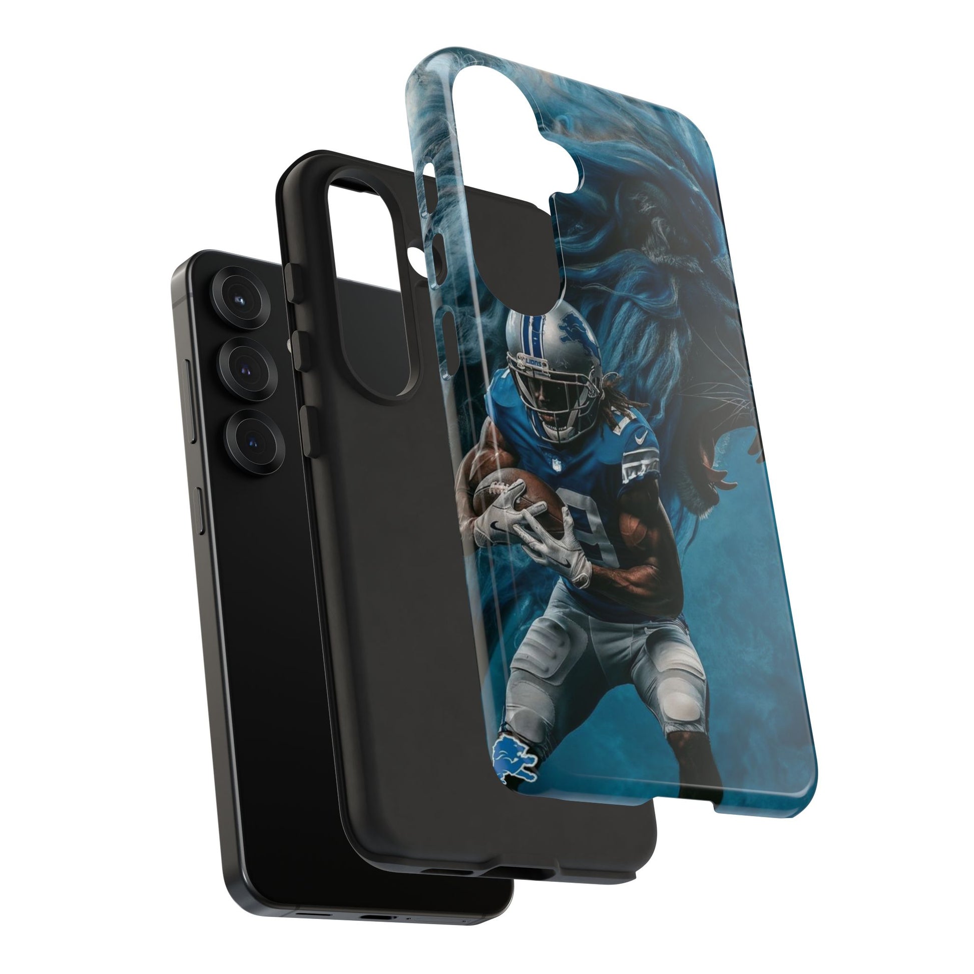 Detroit Lions Player Football Phone Case, Tough Cases for iPhones, Samsung, and Pixel