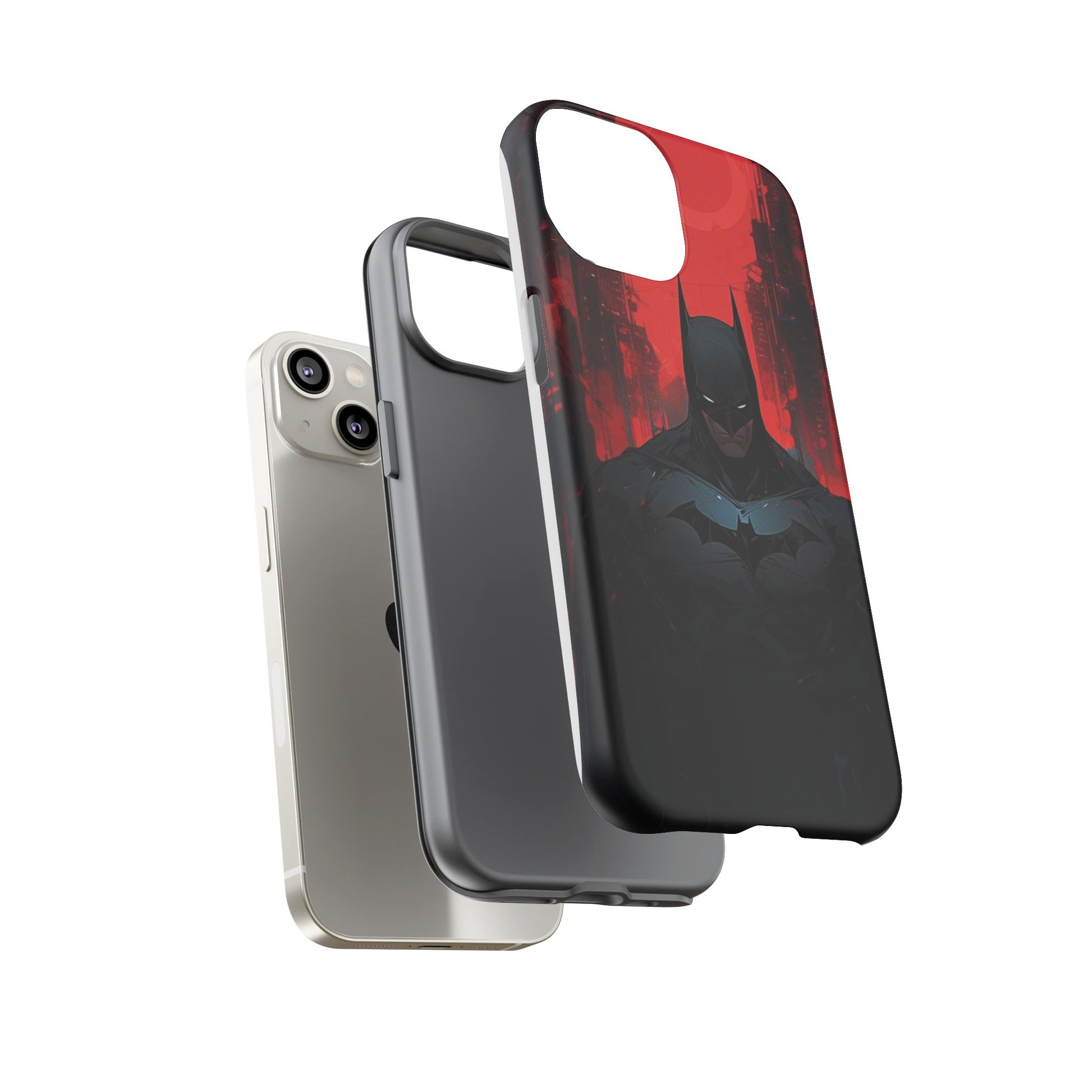 The Dark Knight Batman Tough Cases for iPhones, Samsung, and Pixel