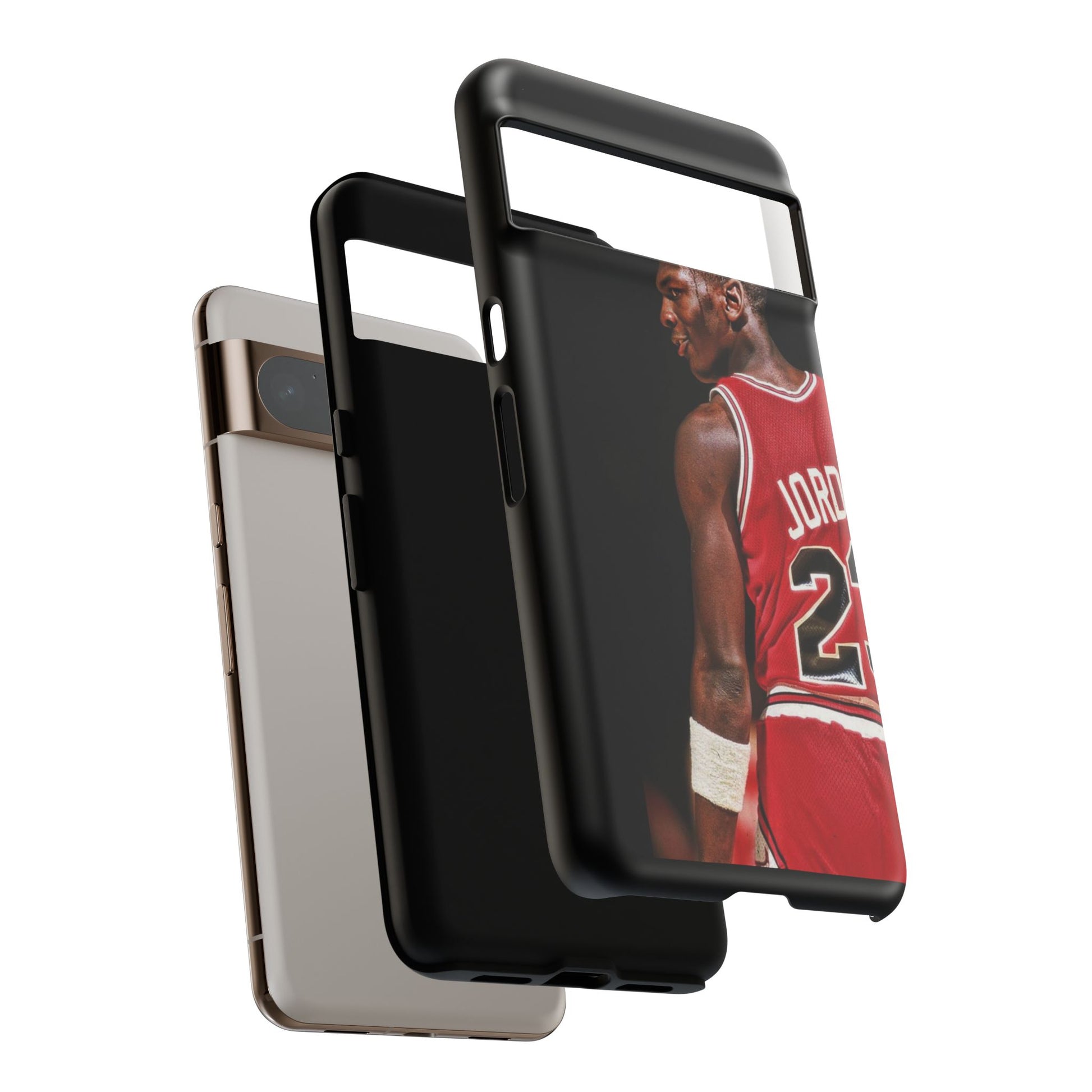 Basketball Legend Michael Jordan Tough Cases for iPhones, Samsung, and Pixel