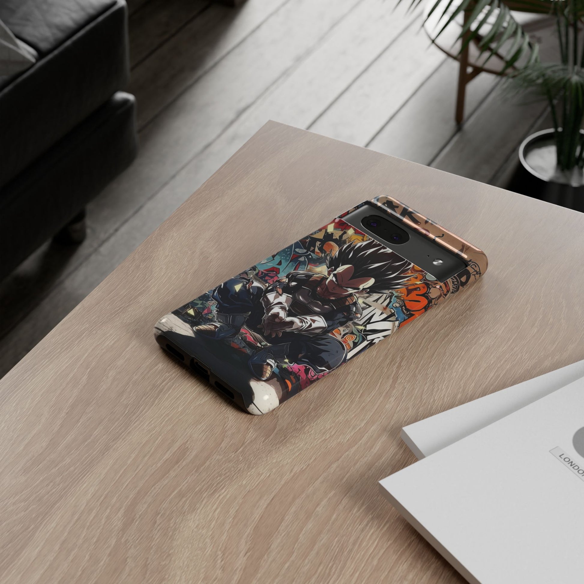 Anime Vegeta Dragon ball Z Tough Cases for iPhones, Samsung, and Pixel