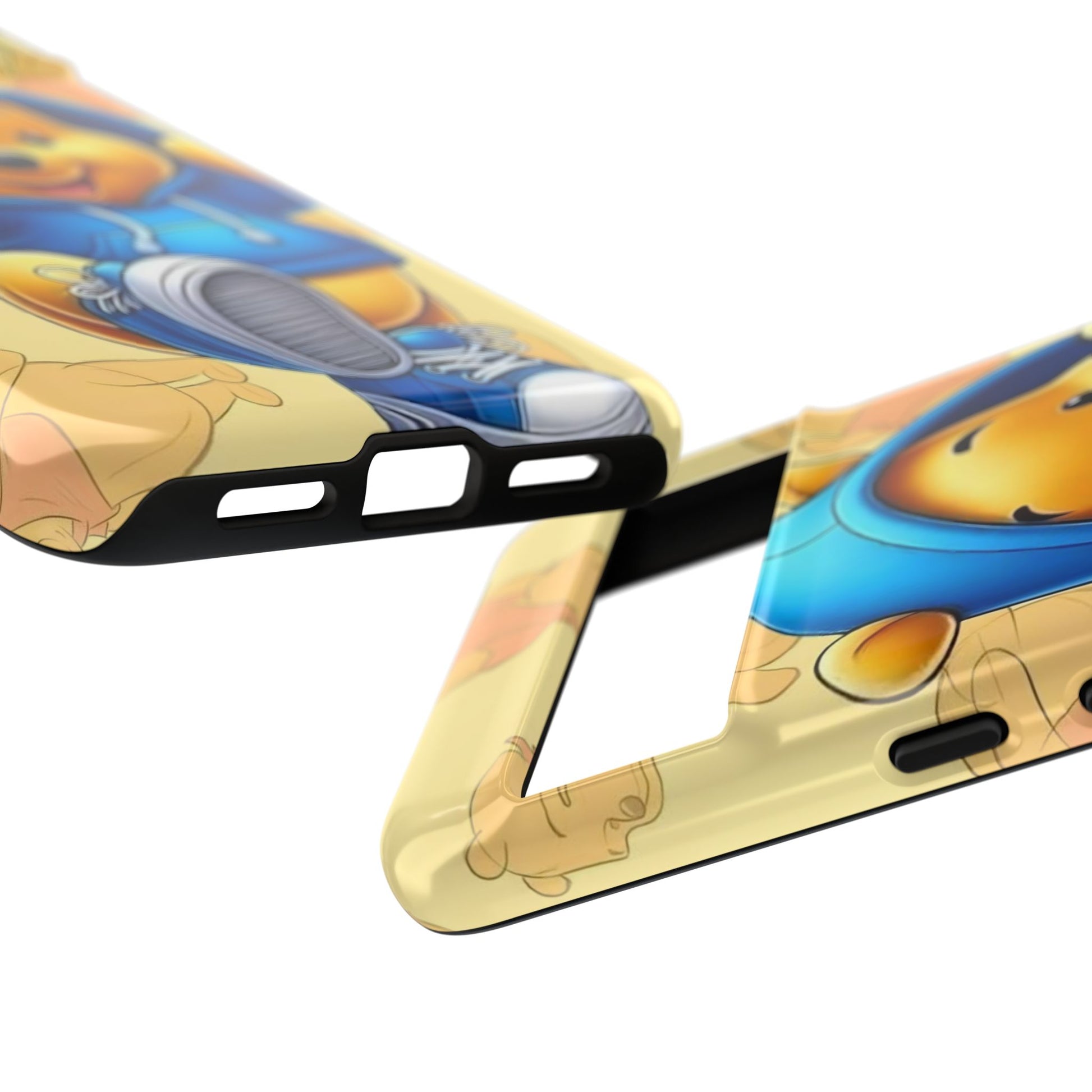 Cute Pooh Bear Phone Case, Tough Case