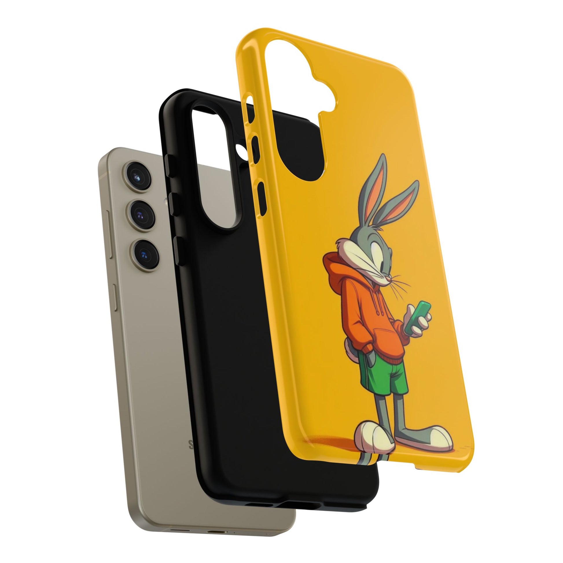Bugs Bunny Tough Cases for iPhones, Samsung, and Pixel