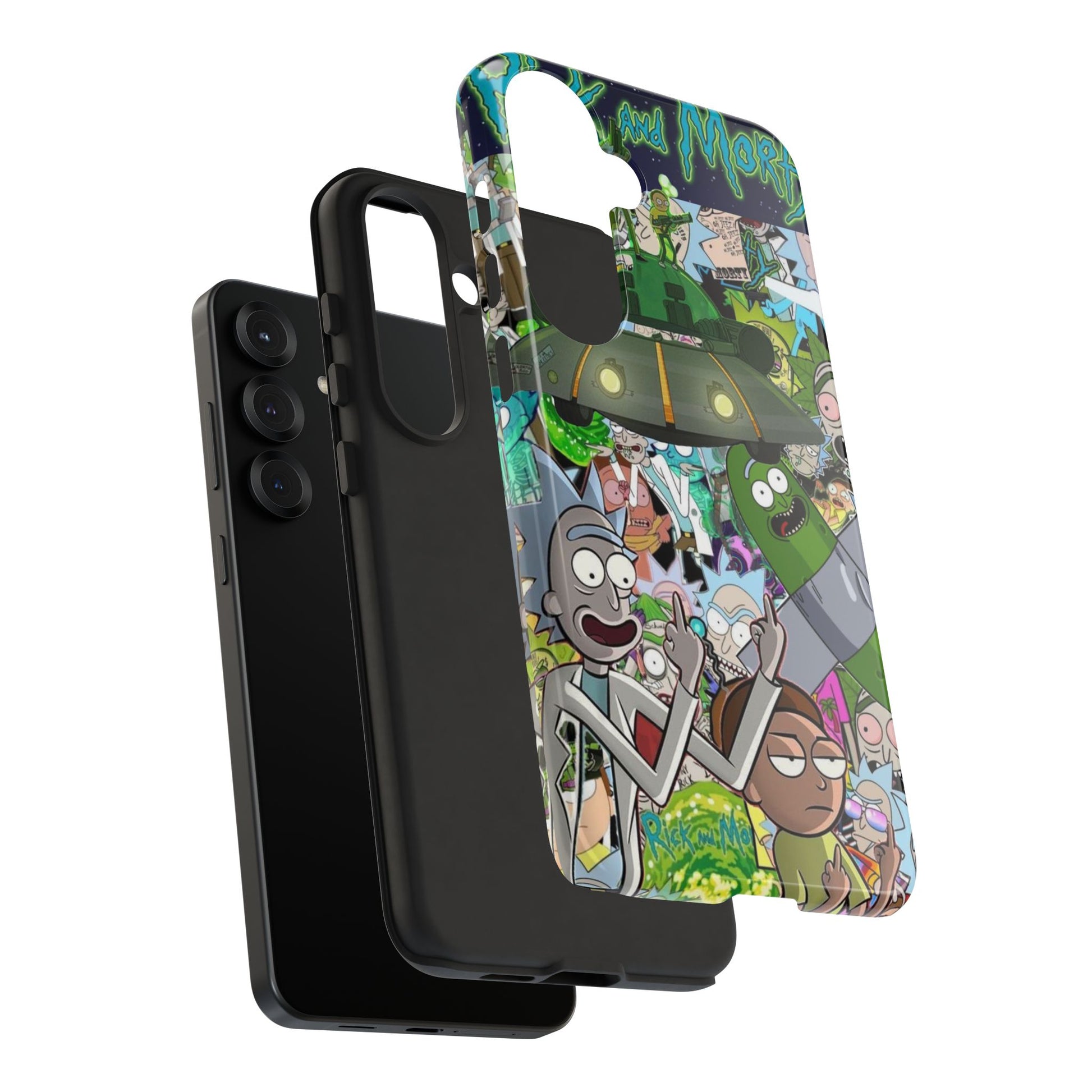 Rick and Morty Phone Case, Tough Cases for iPhones, Samsung, and Pixel