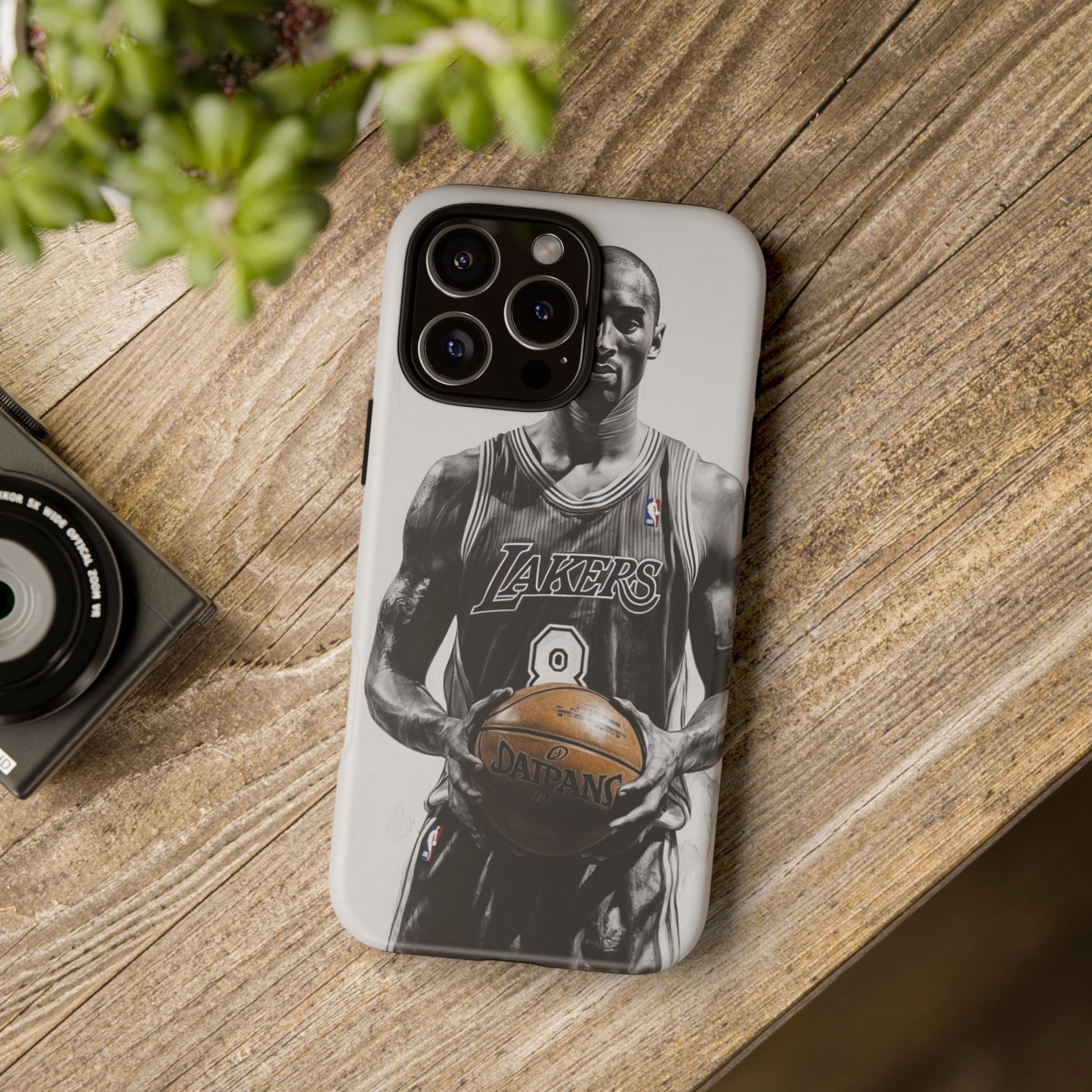 Kobe Basketball Art Tough Cases for iPhones, Samsung, and Pixel