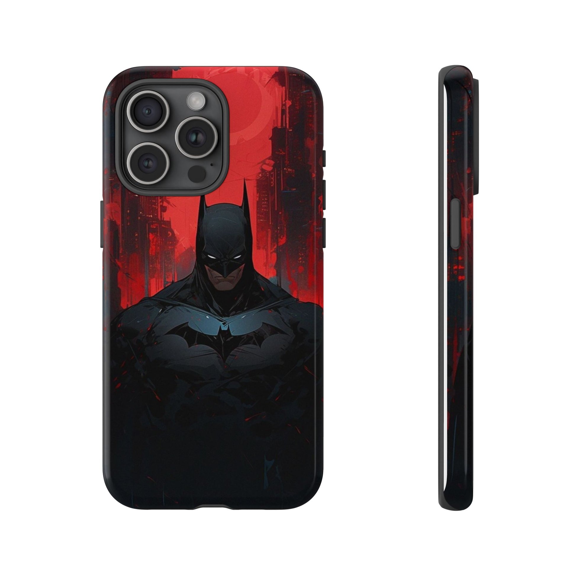 The Dark Knight Batman Tough Cases for iPhones, Samsung, and Pixel