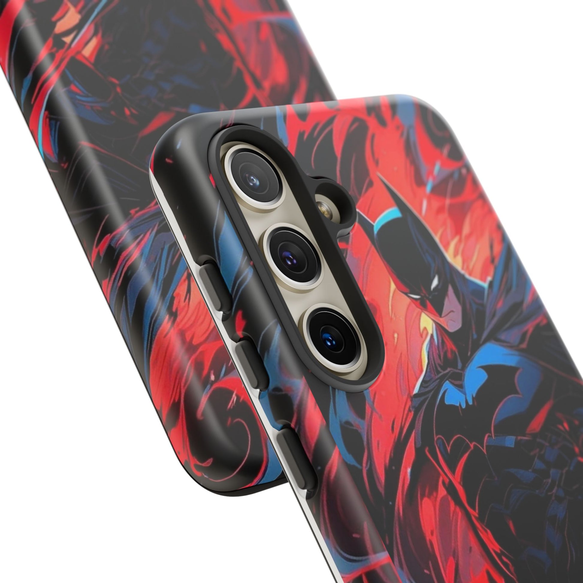 The Dark Knight Batman Art Tough Cases for iPhones, Samsung, and Pixel