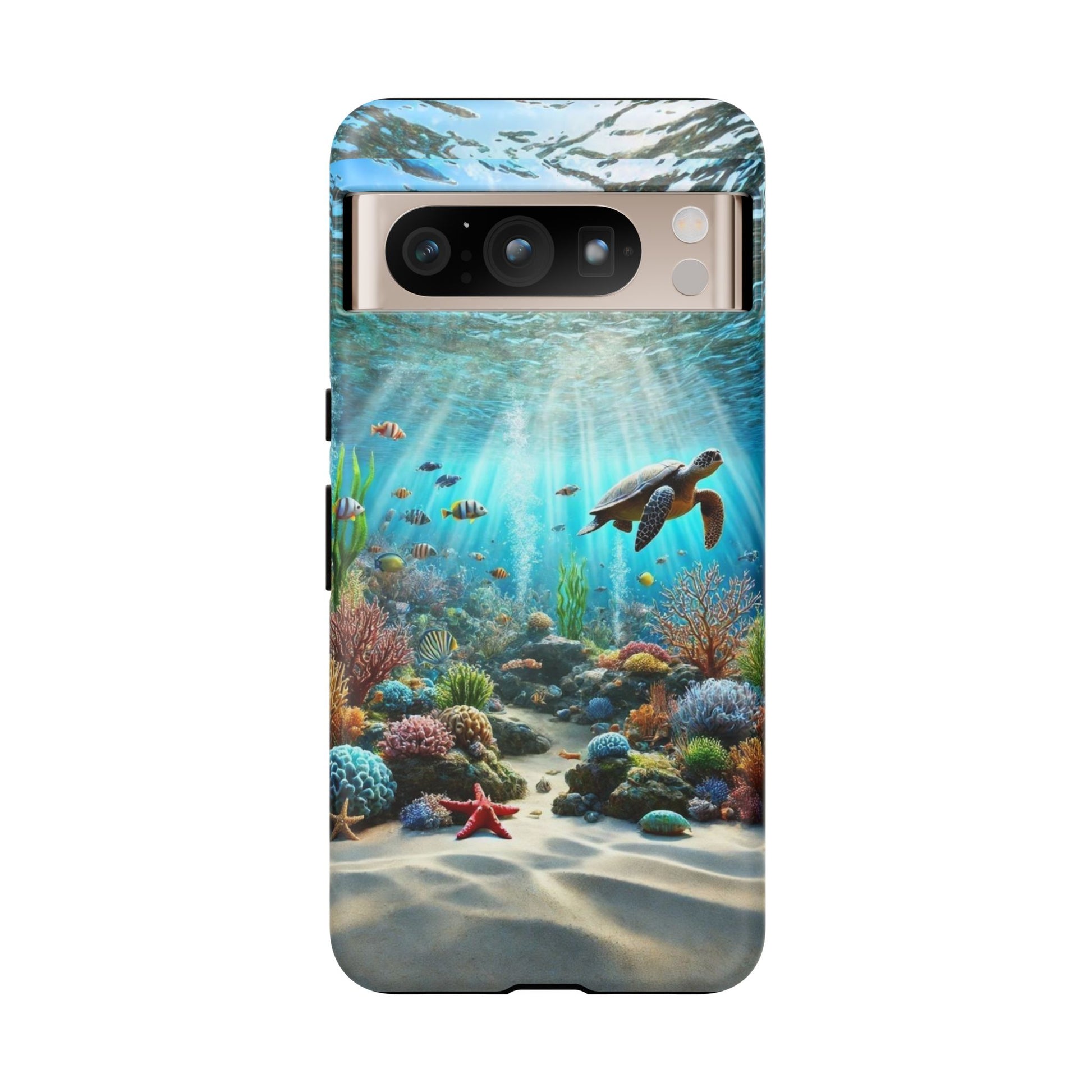 Under Sea Landscape Tough Cases for iPhones, Samsung, and Pixel