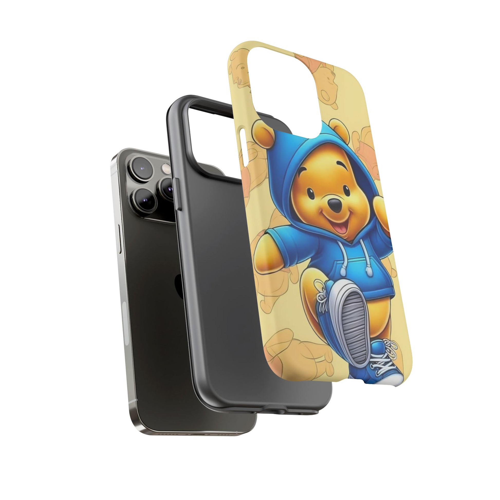 Cute Pooh Bear Phone Case, Tough Case
