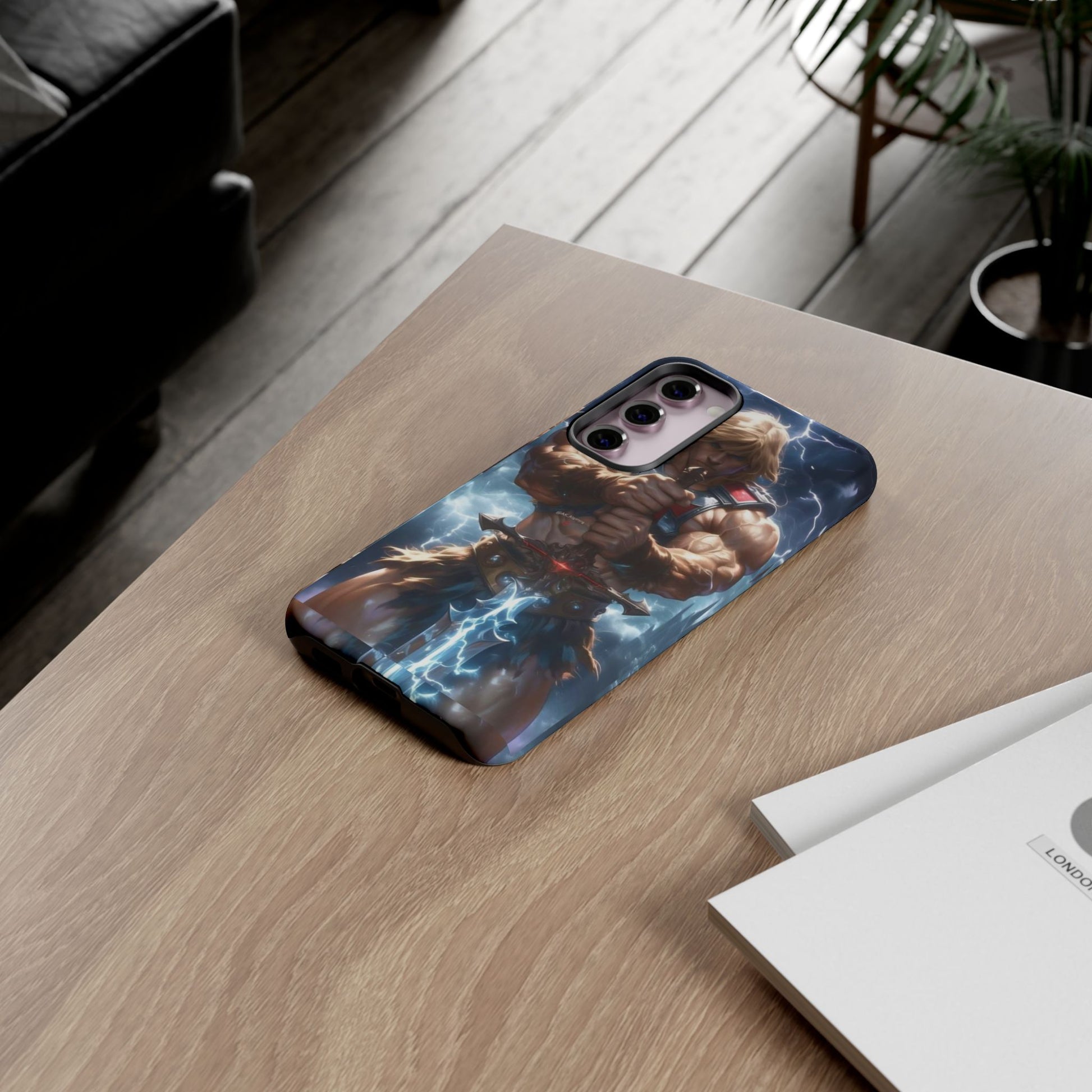 He-Man Masters of the Universe Tough Cases for iPhones, Samsung, and Pixel