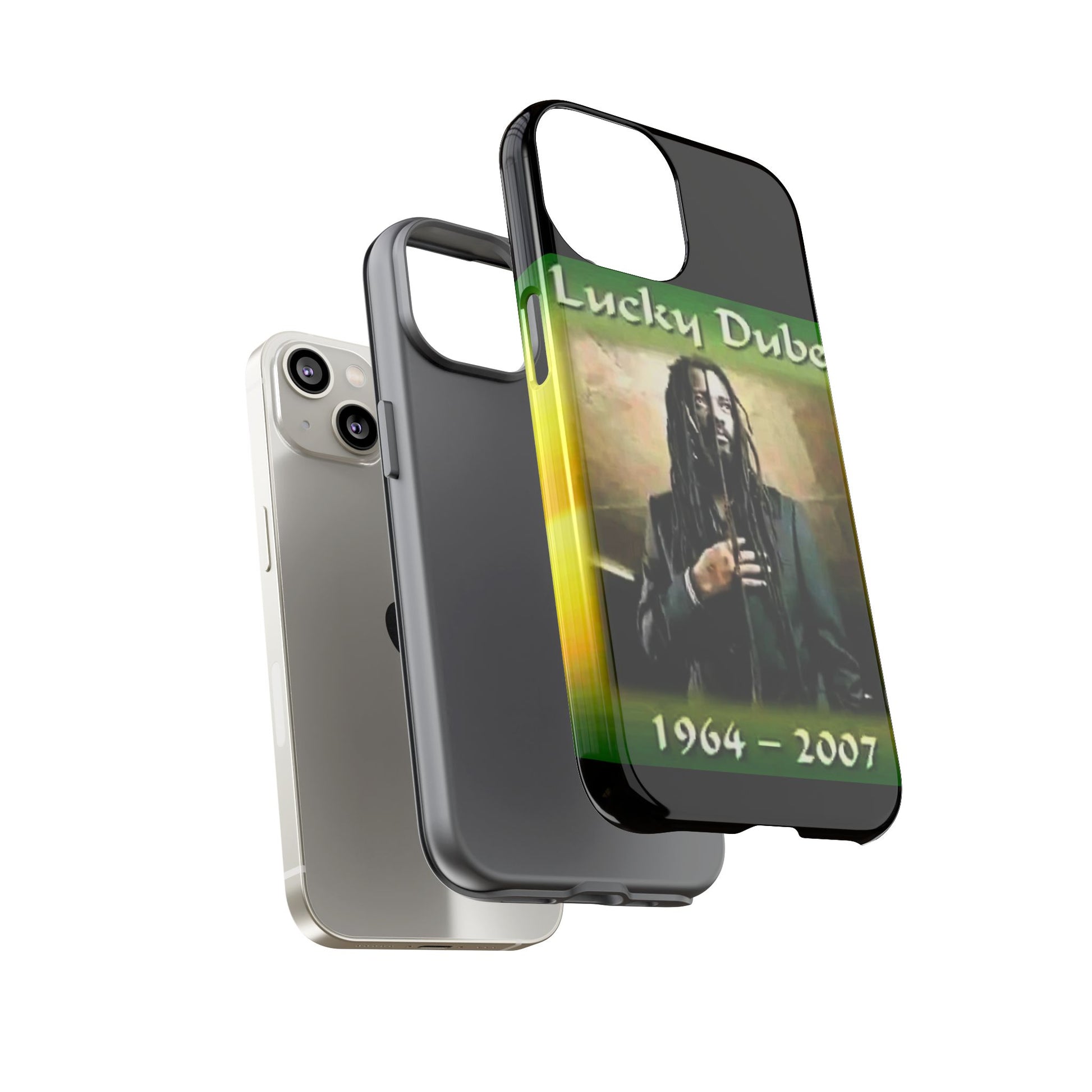 Lucky Dube Tough Cases for iPhones, Samsung, and Pixel