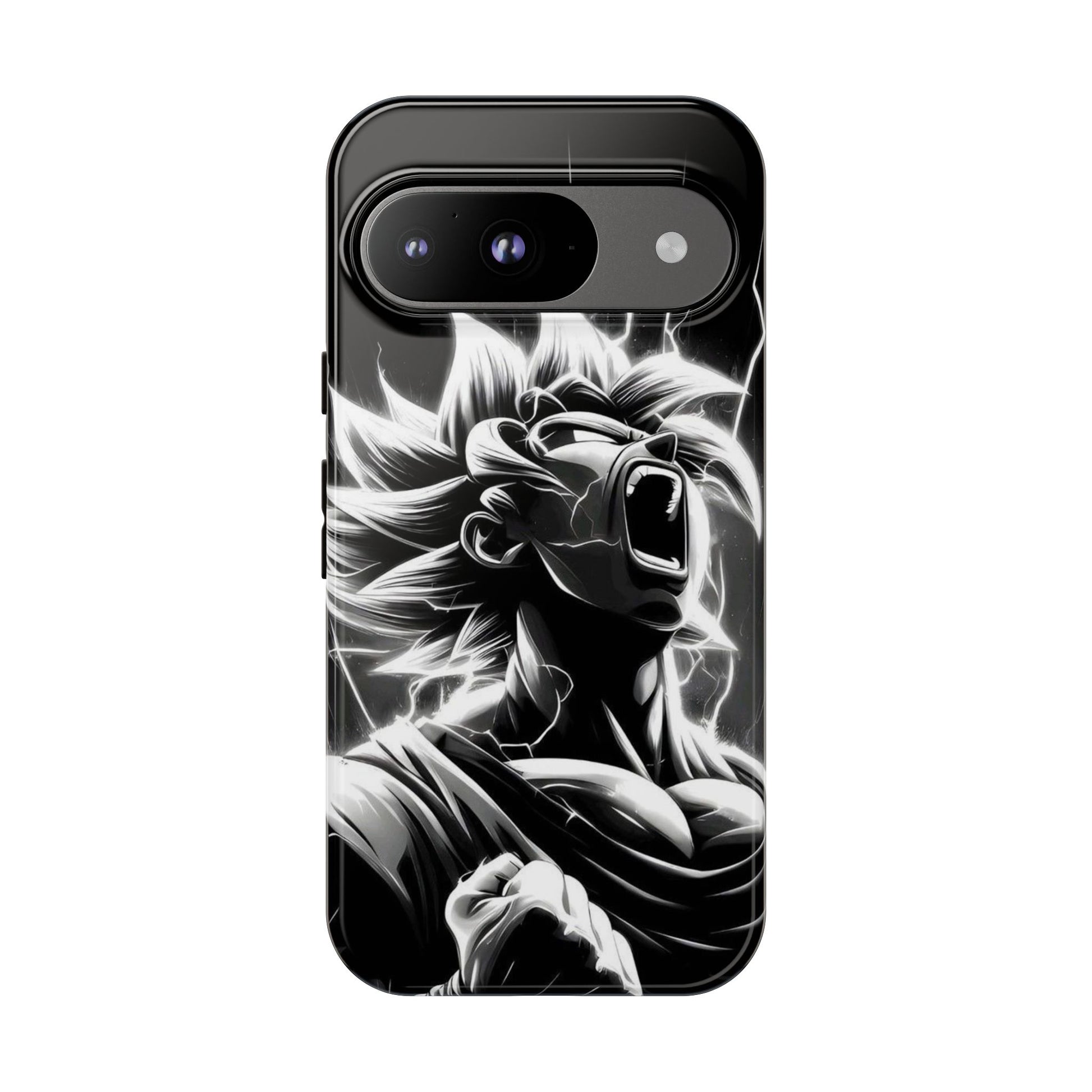 Anime Saiyan Rage Dragon ball Z Tough Cases for iPhones, Samsung, and Pixel