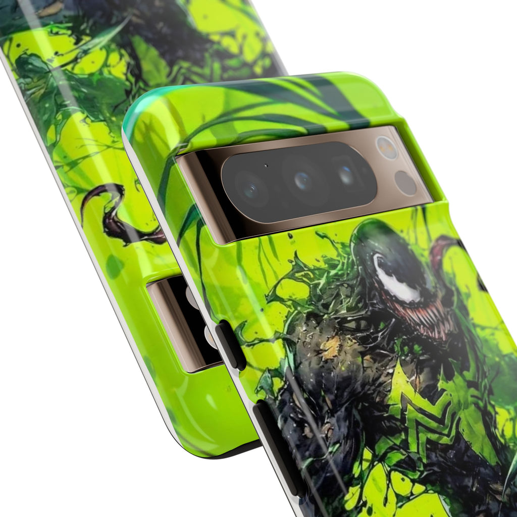 Evil Venom Phone Case, Tough Cases, Marvel Comics Phone for iPhones, Samsung, and Pixel