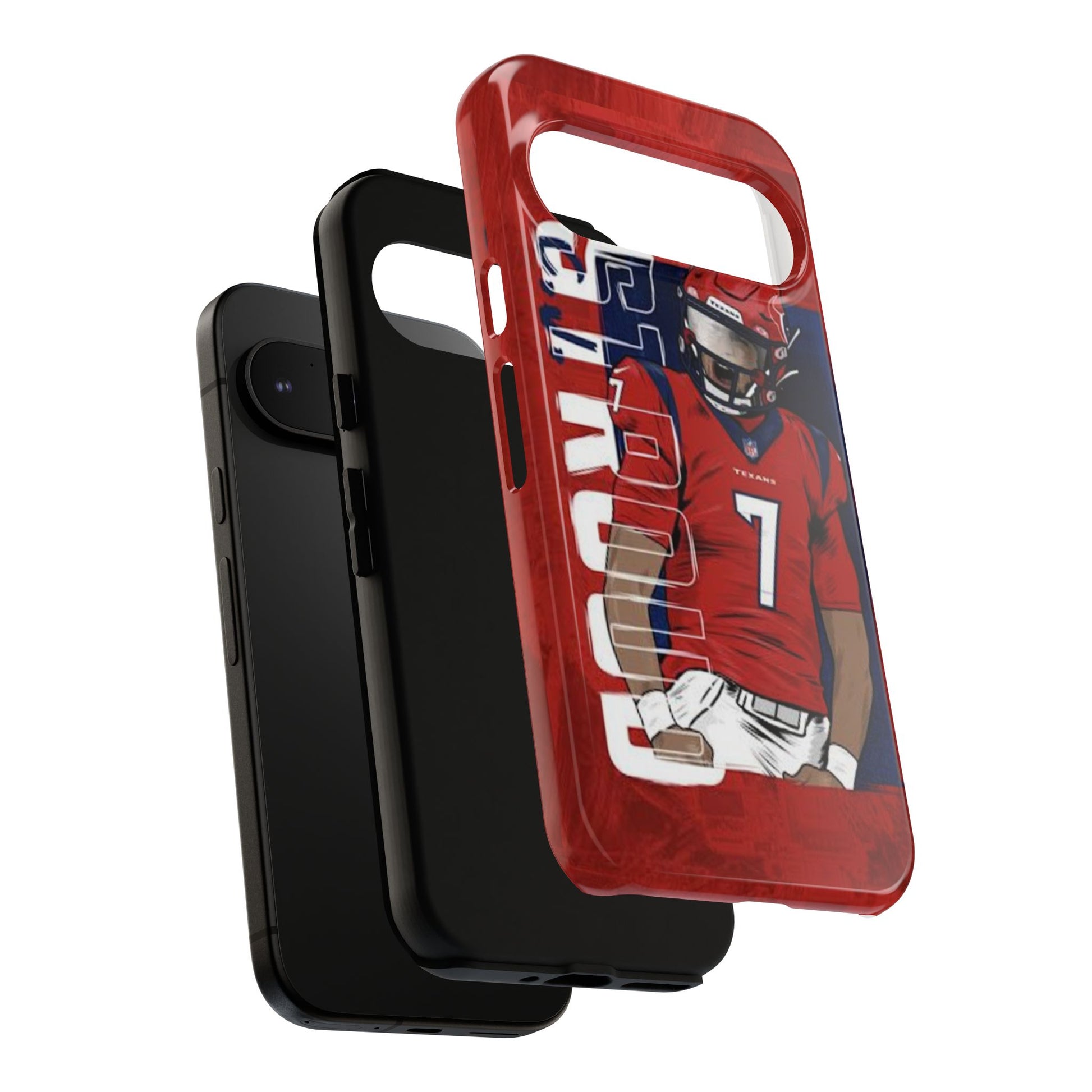 Houston Texans Football CJ Stroud Tough Cases for iPhones, Samsung, and Pixel