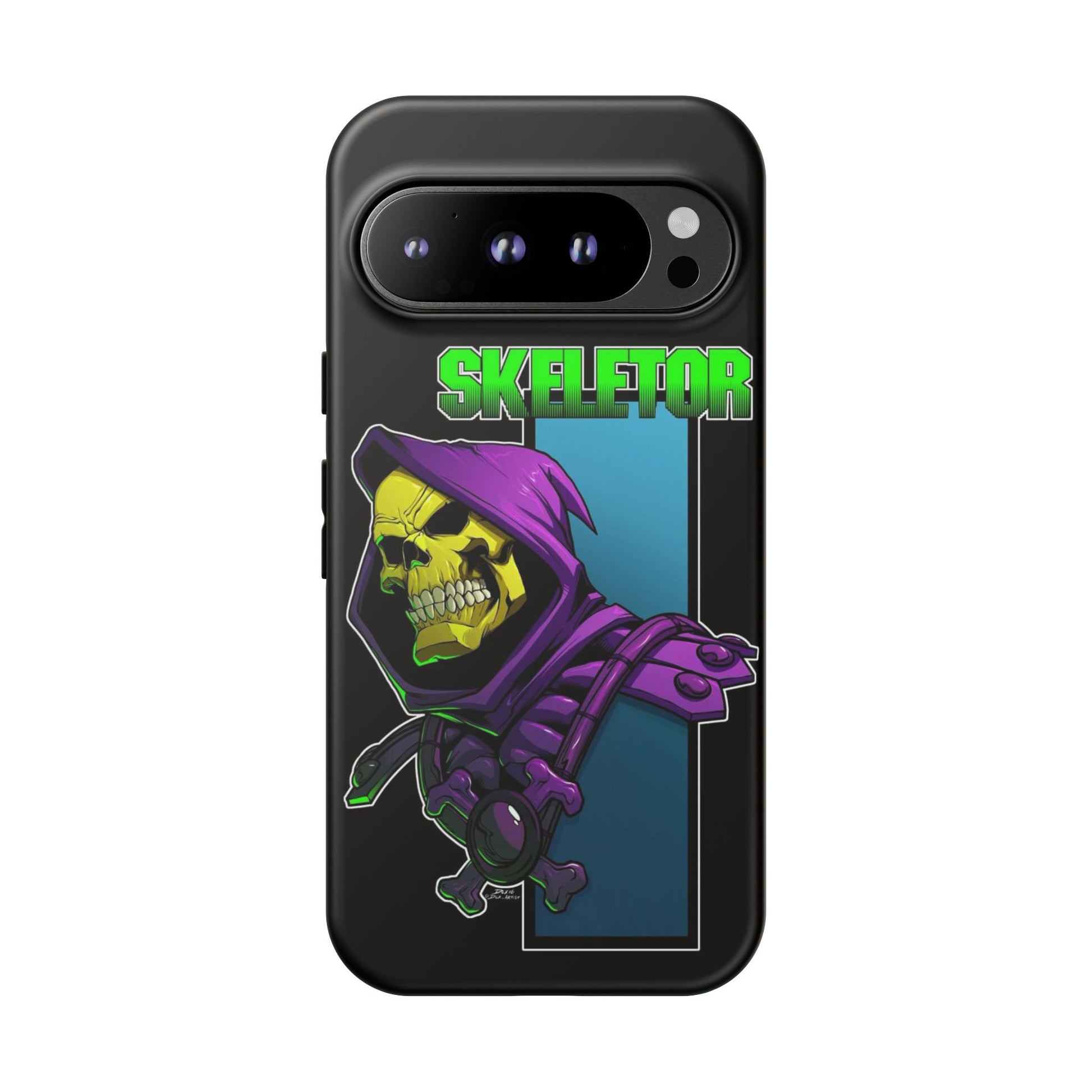 Skeletor Tough Cases for iPhones, Samsung, and Pixel