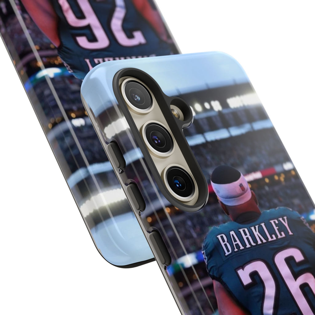 Eagles Football Saquon Barkley Tough Cases for iPhones, Samsung, and Pixel