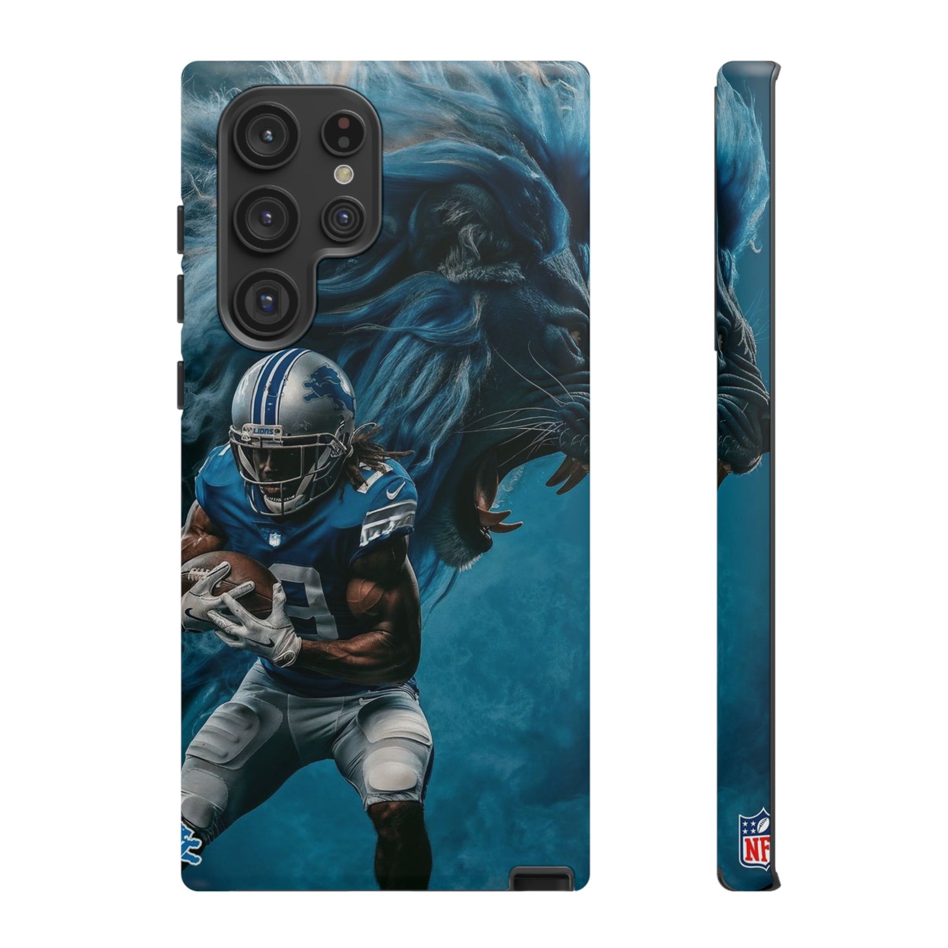 Detroit Lions Player Football Phone Case, Tough Cases for iPhones, Samsung, and Pixel
