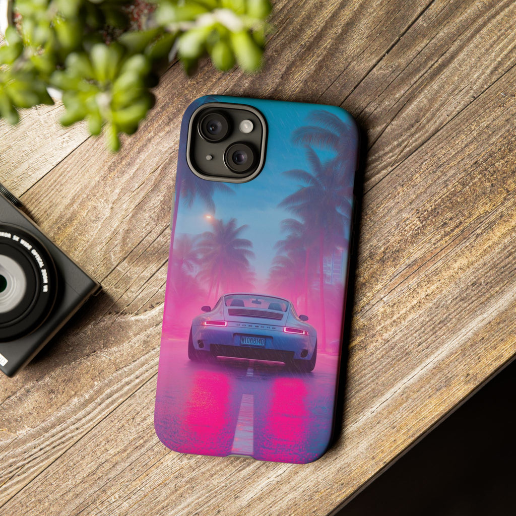 Miami Vice Porsche Phone Case for iPhone, Samsung Galaxy, & Pixel Phones