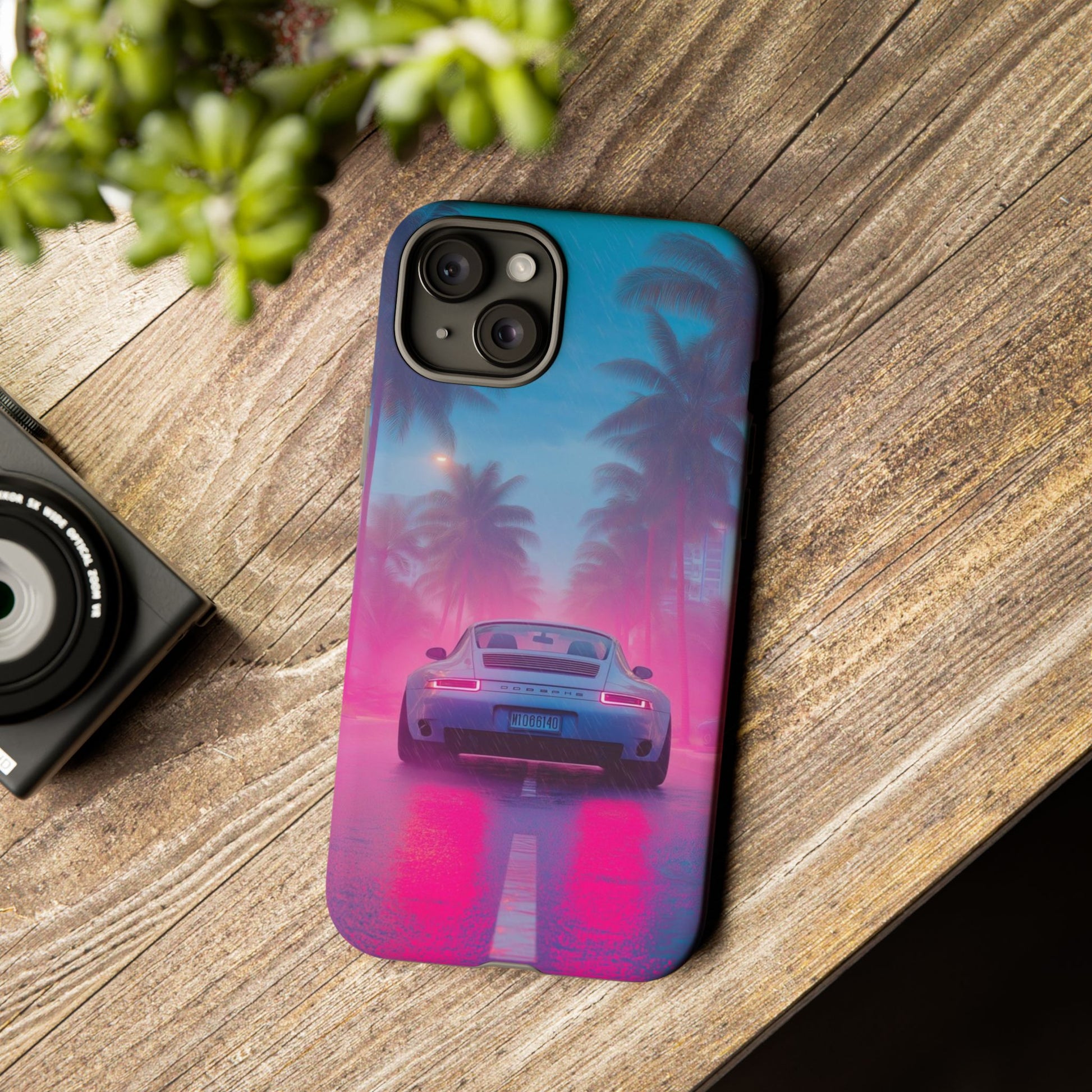 Miami Vice Porsche Phone Case for iPhone, Samsung Galaxy, & Pixel Phones