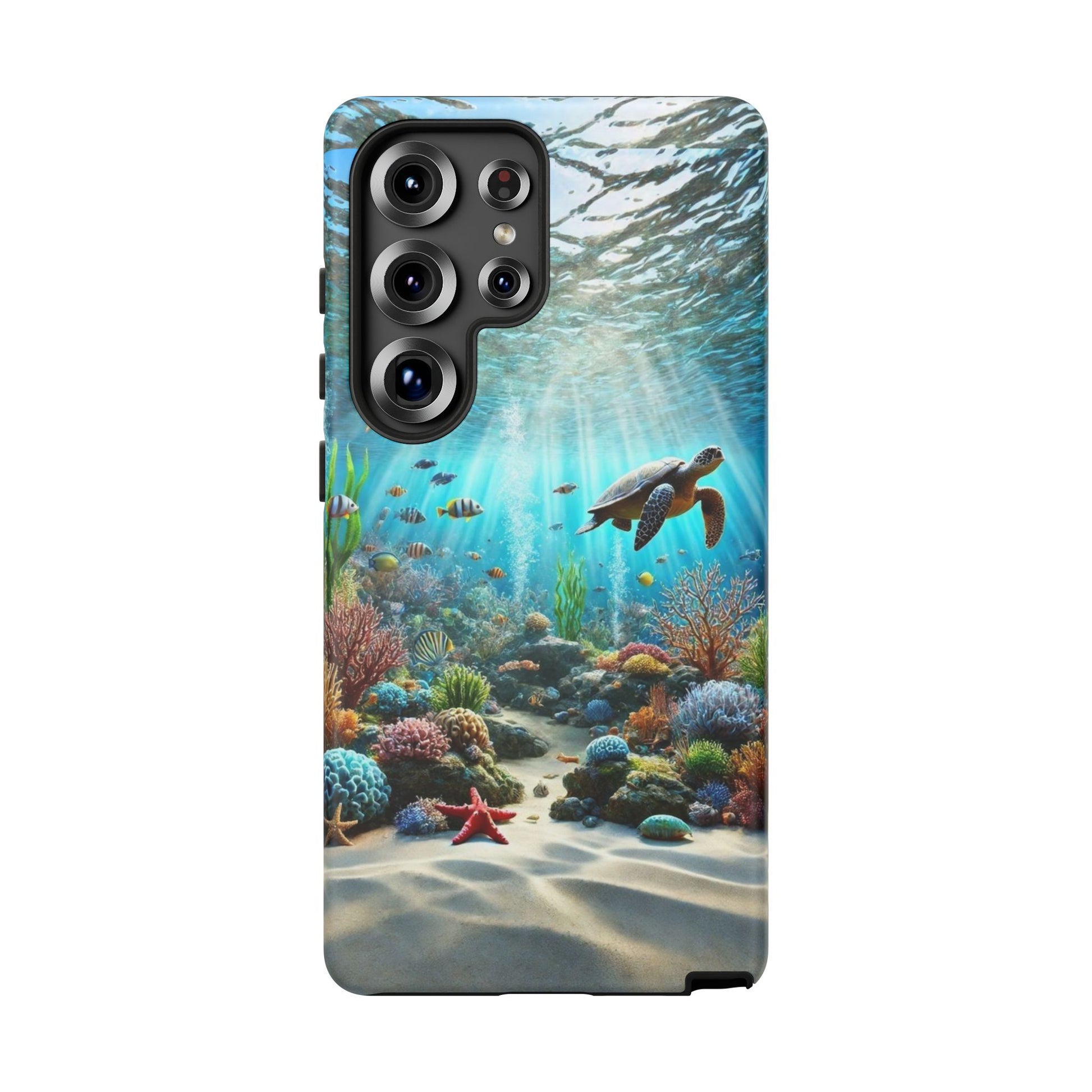 Under Sea Landscape Tough Cases for iPhones, Samsung, and Pixel