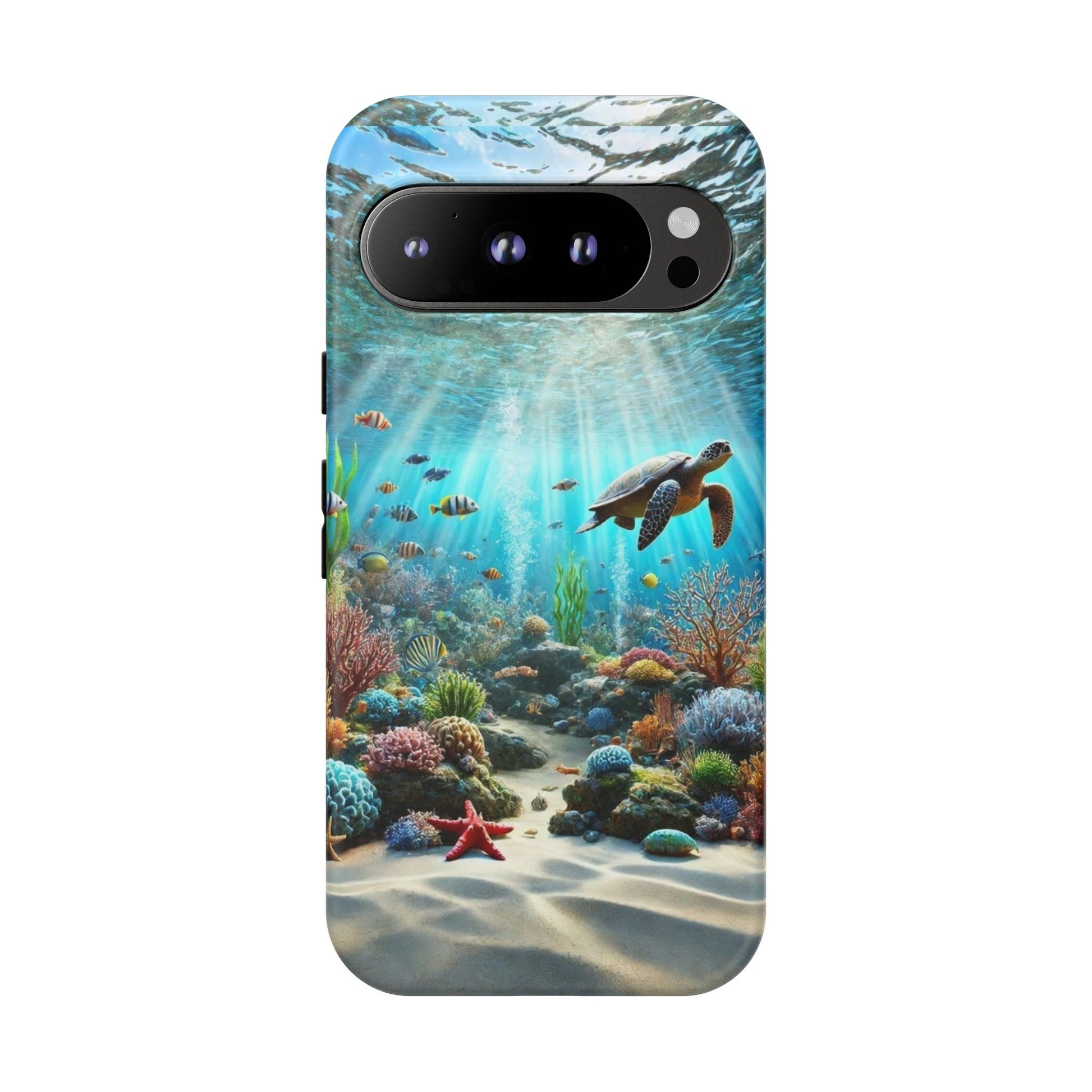 Under Sea Landscape Tough Cases for iPhones, Samsung, and Pixel