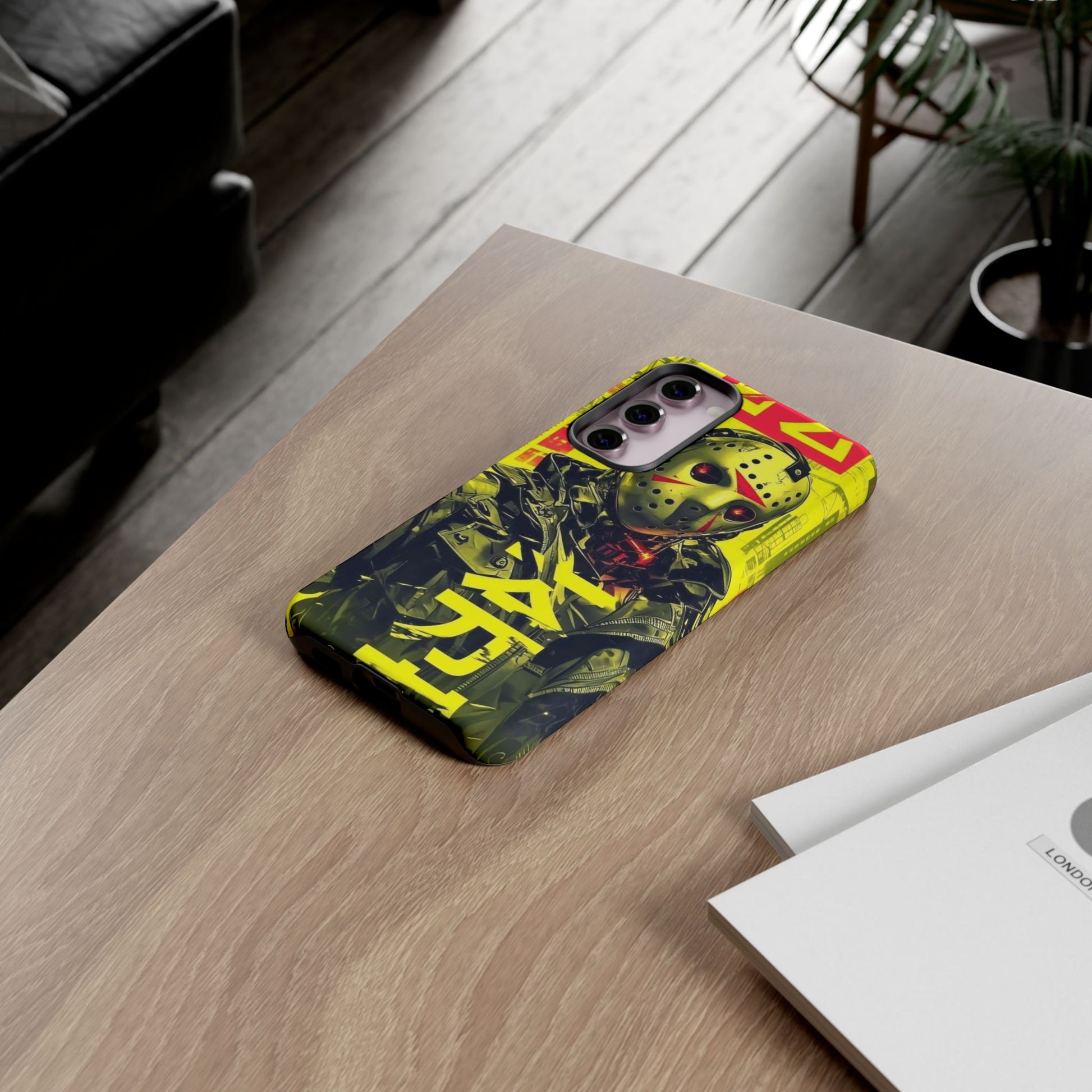 Cyberpunk X Jason Voorhees Tough Cases for iPhones, Samsung, and Pixel