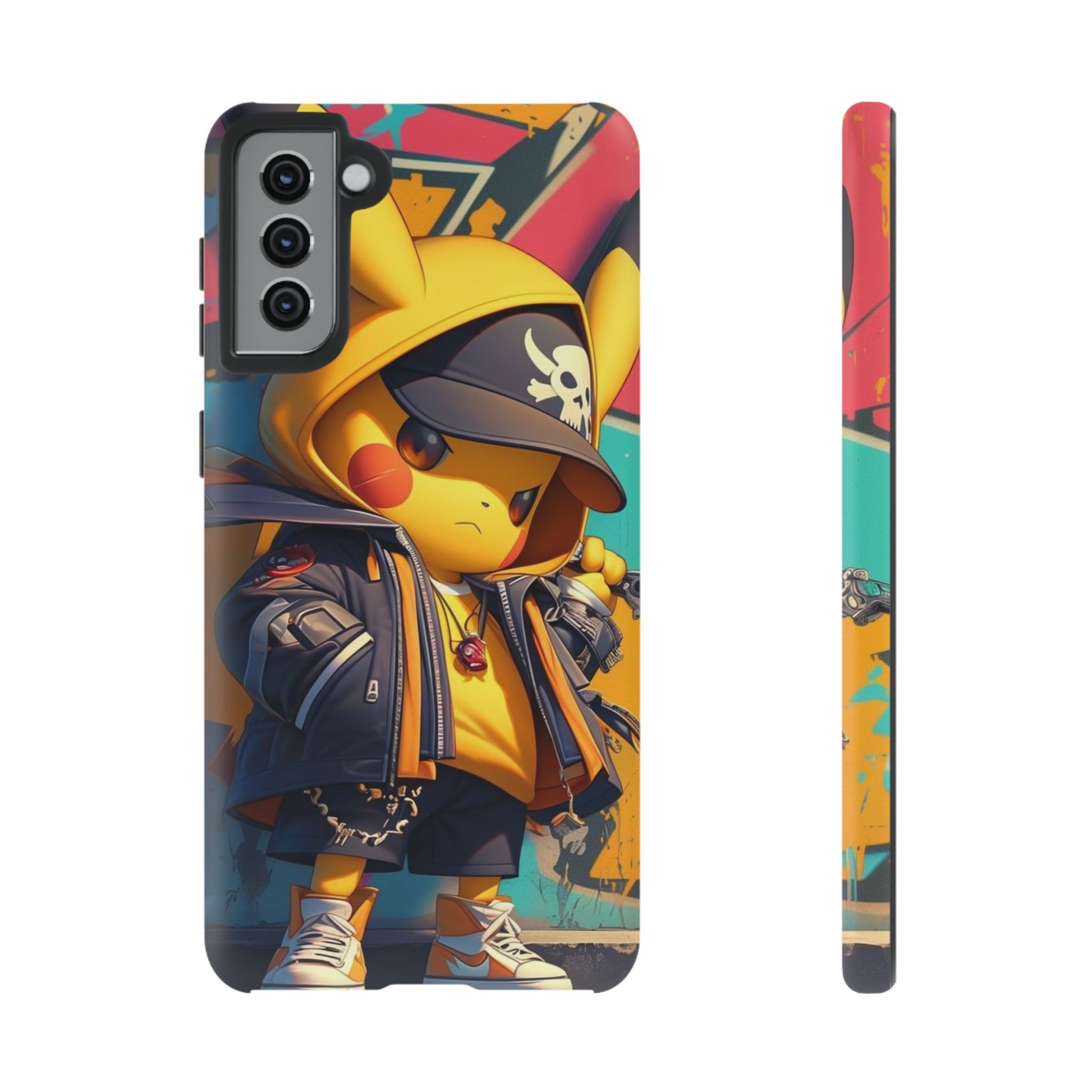 Cute Poke Bear Phone Case, Tough Cases for iPhones, Samsung, and Pixel