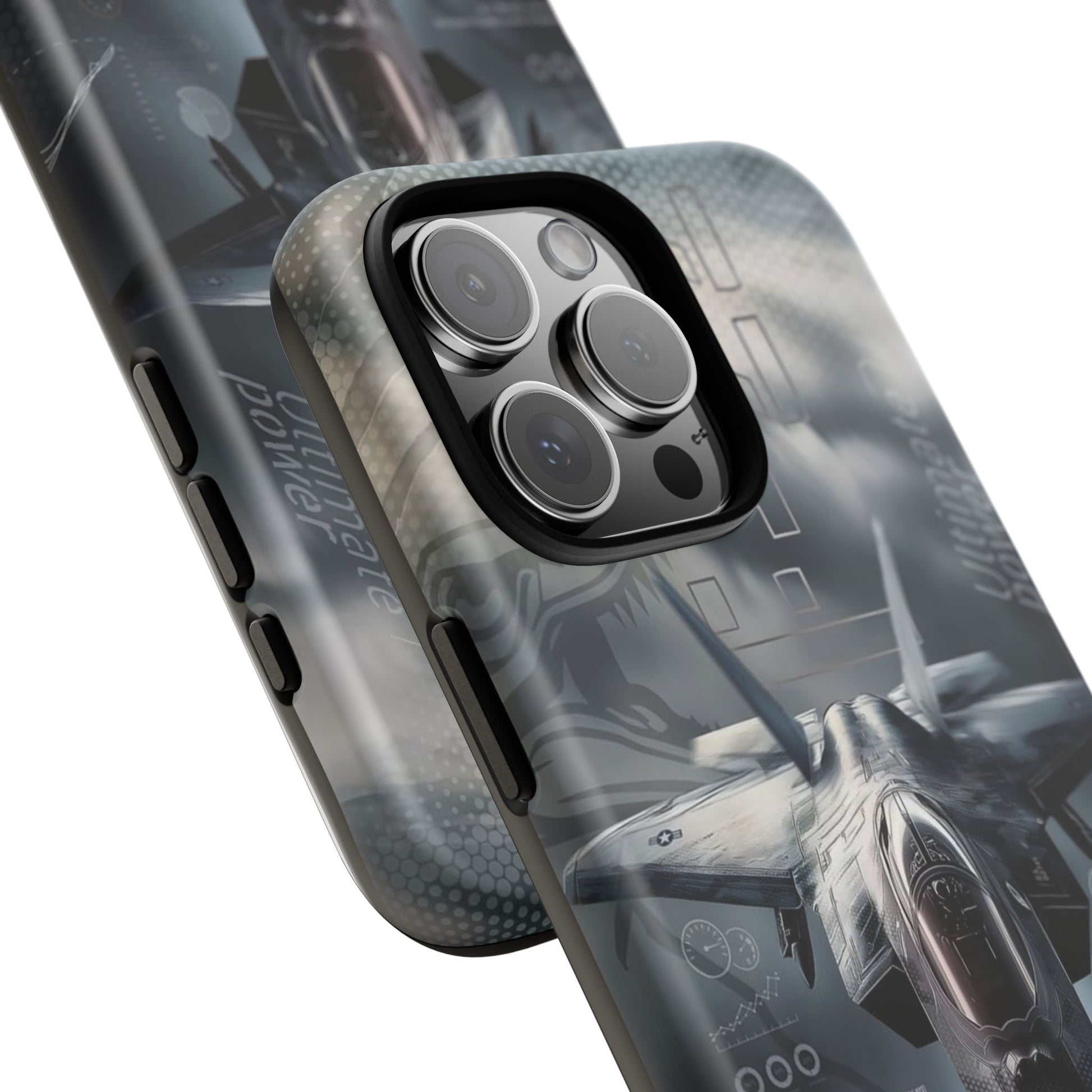 F-22 Raptor Fighter Jet Tough Cases for iPhones, Samsung, and Pixel