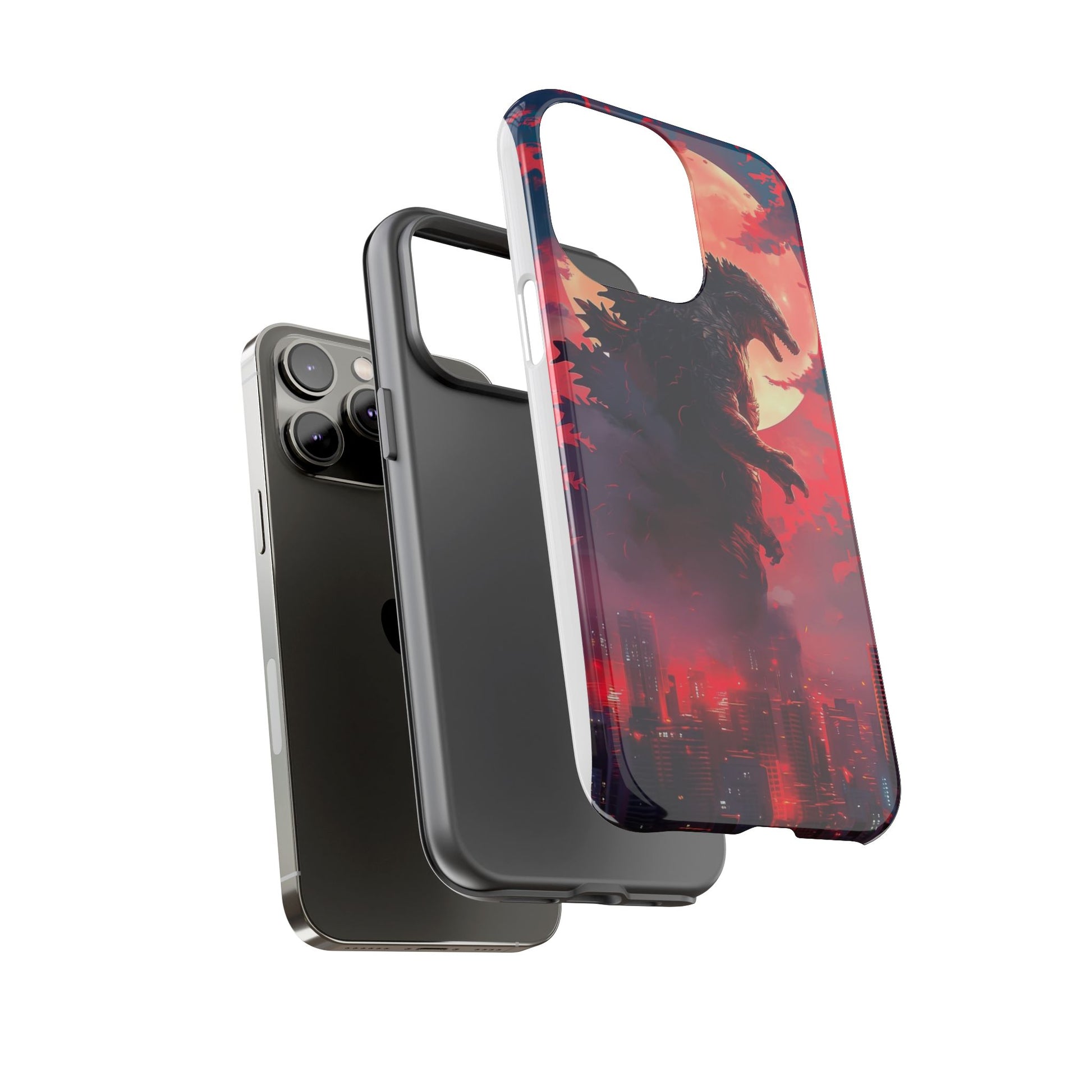 King of Monsters Godzilla Tough Phone Cases for iPhones, Samsung, and Pixel
