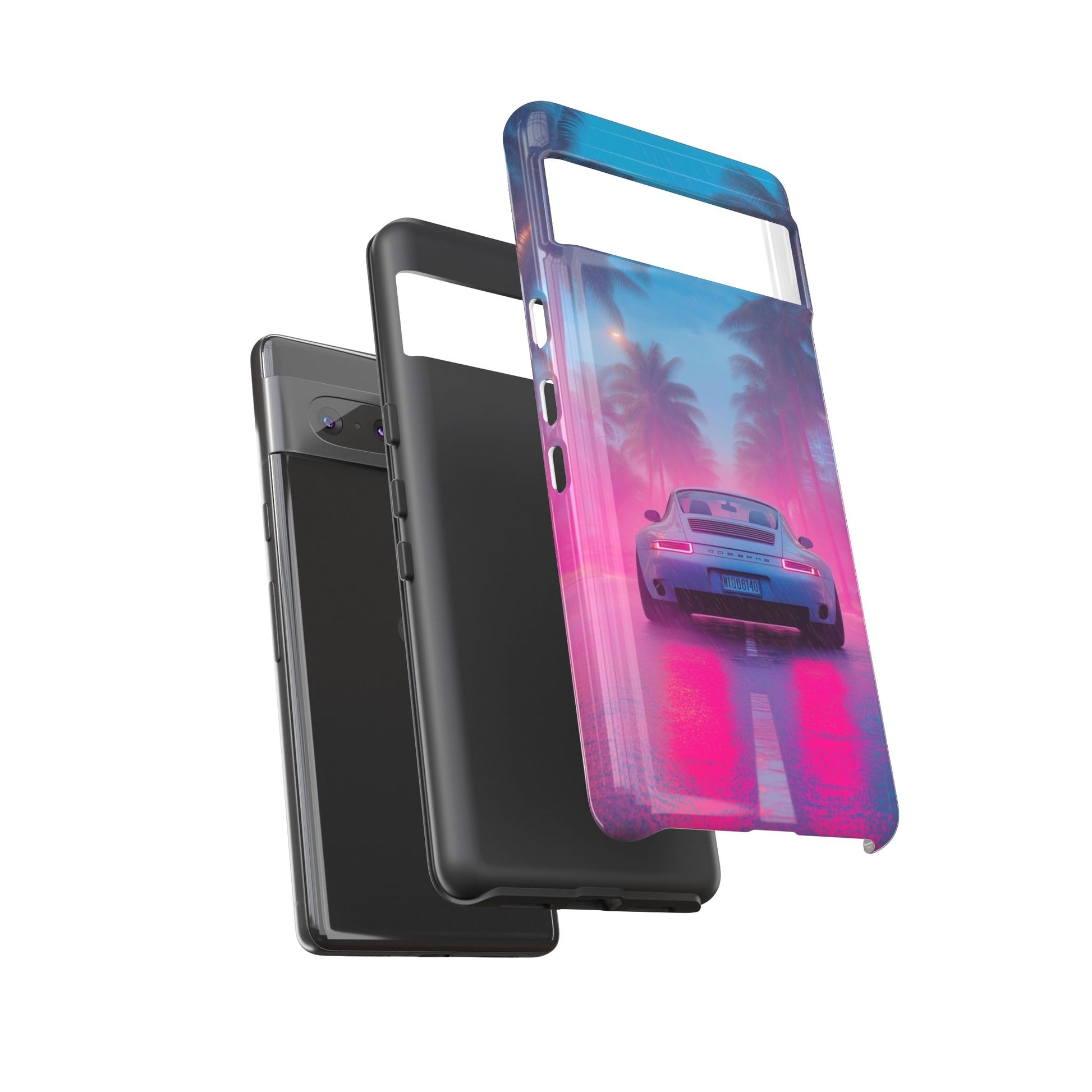 Miami Vice Porsche Phone Case for iPhone, Samsung Galaxy, & Pixel Phones