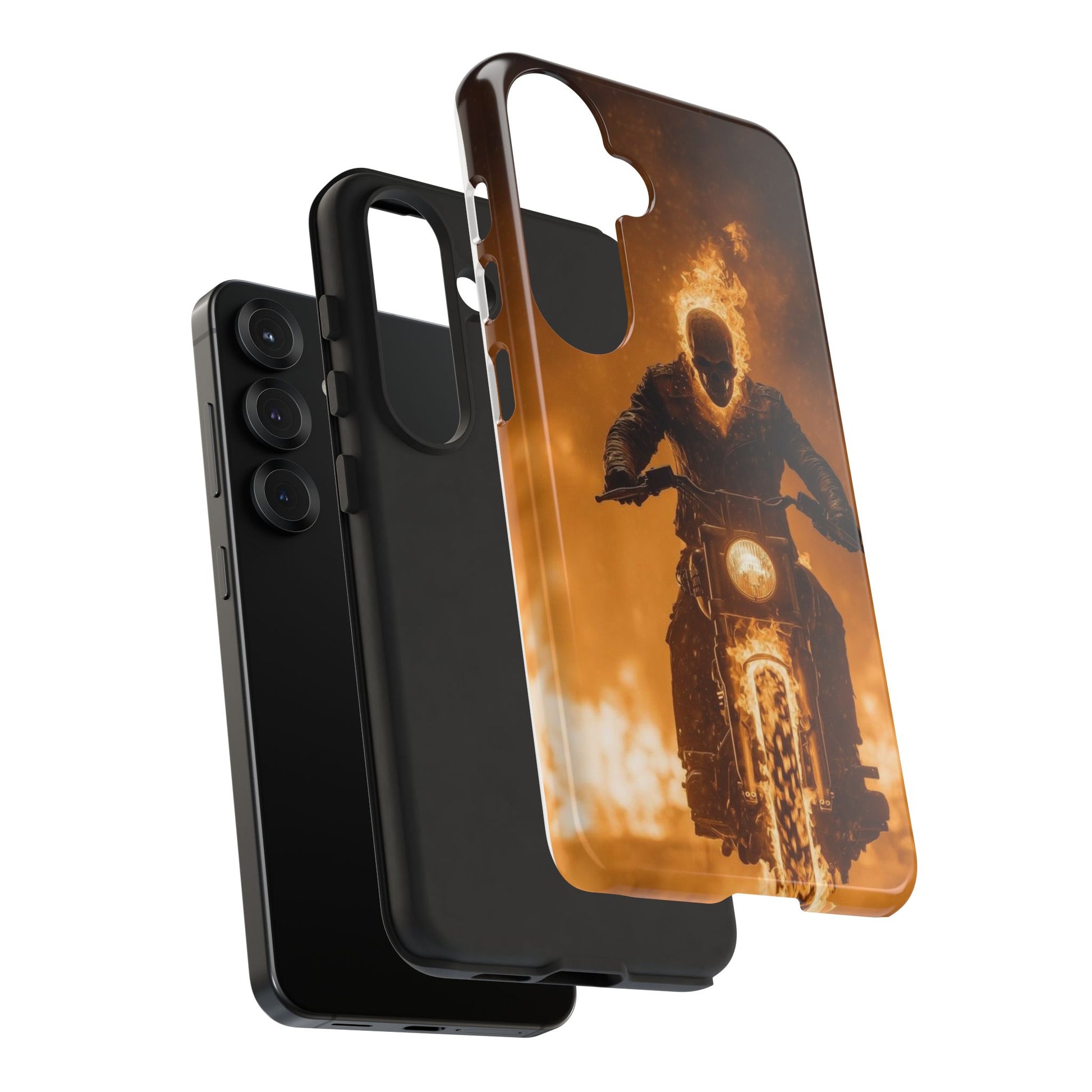 Marvel's Ghostrider Tough Cases for iPhones, Samsung, and Pixel