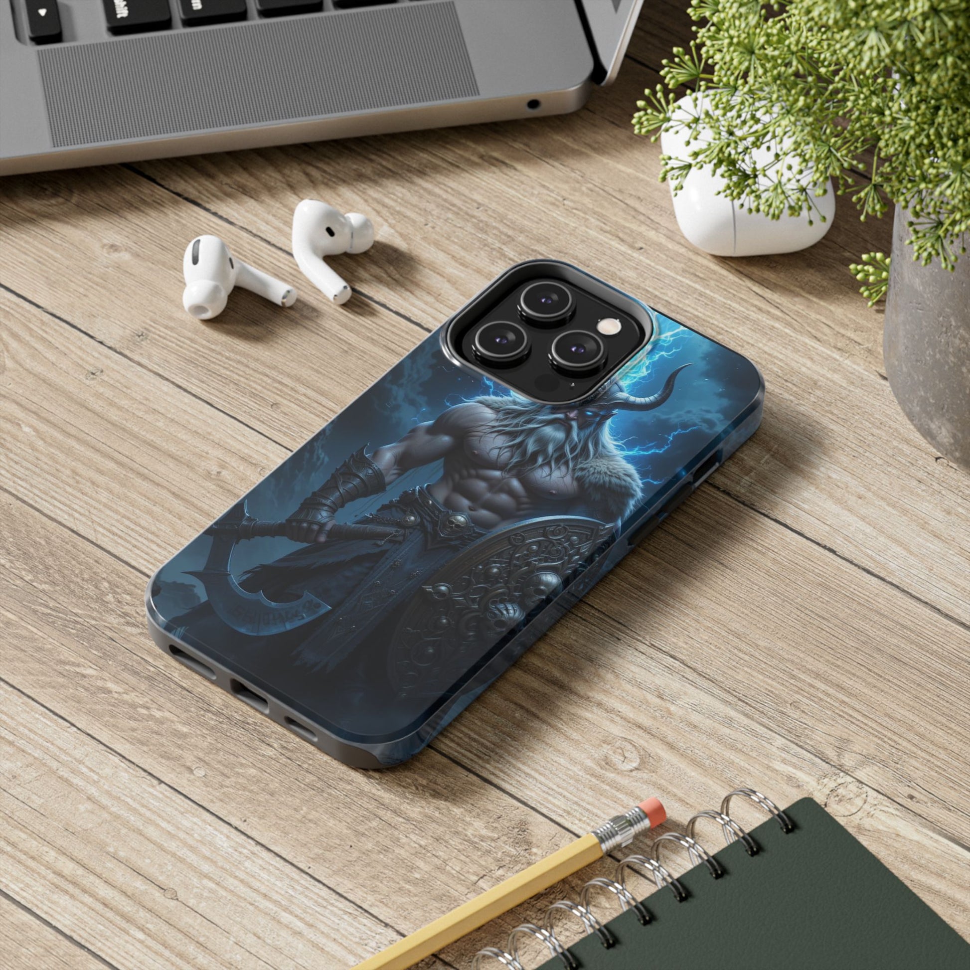 Viking Warrior Theme Phone Cases for iPhones & Samsung Phones