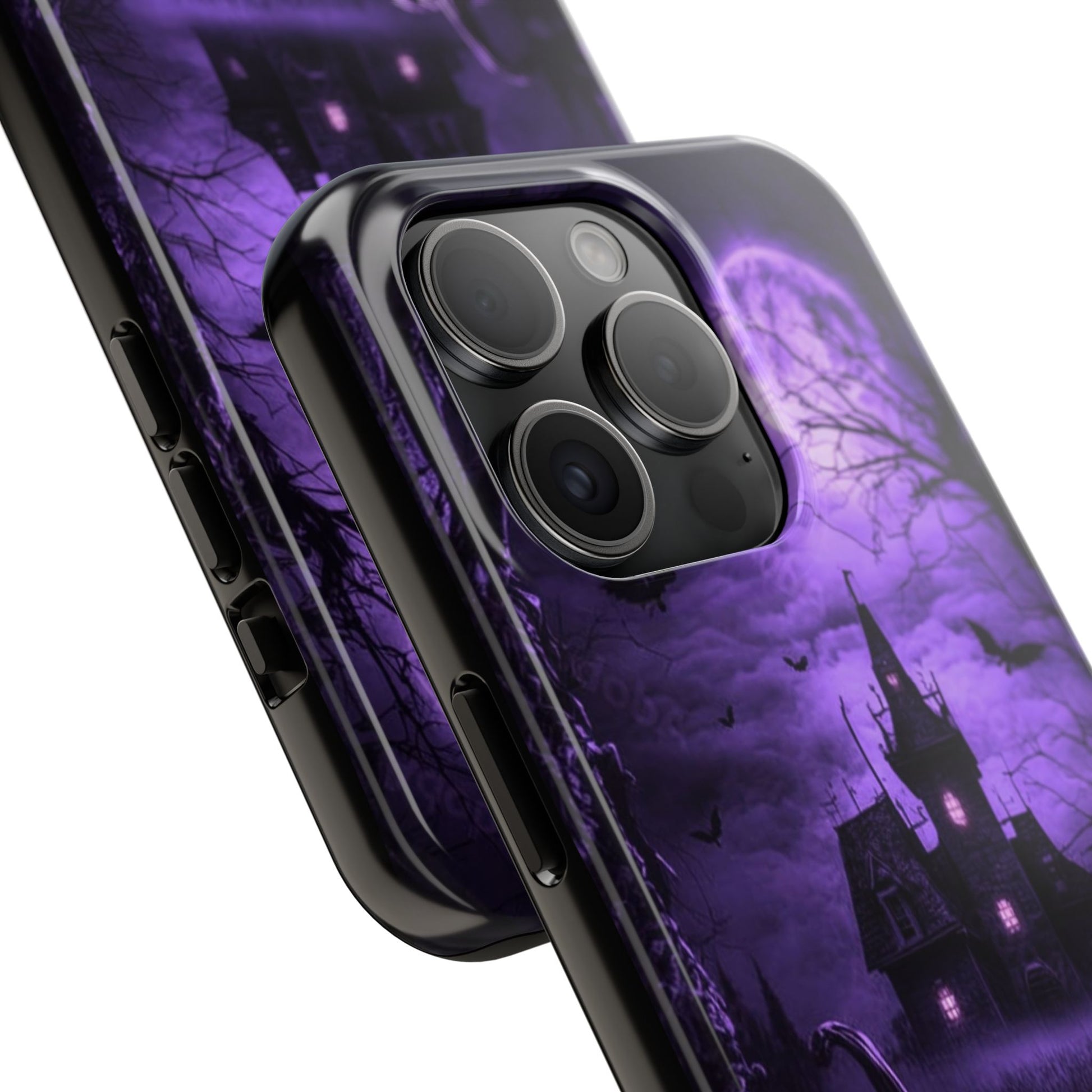 Haunted House Halloween Theme Phone Cases for iPhones & Samsung Phones