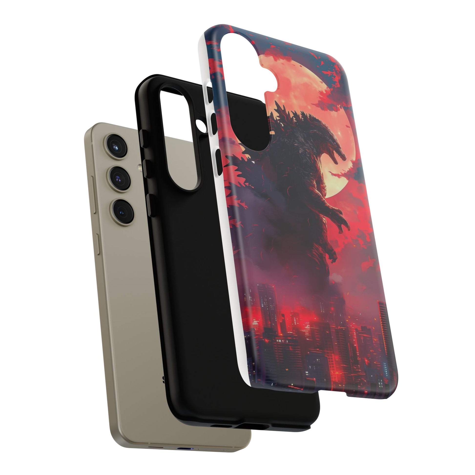 King of Monsters Godzilla Tough Phone Cases for iPhones, Samsung, and Pixel