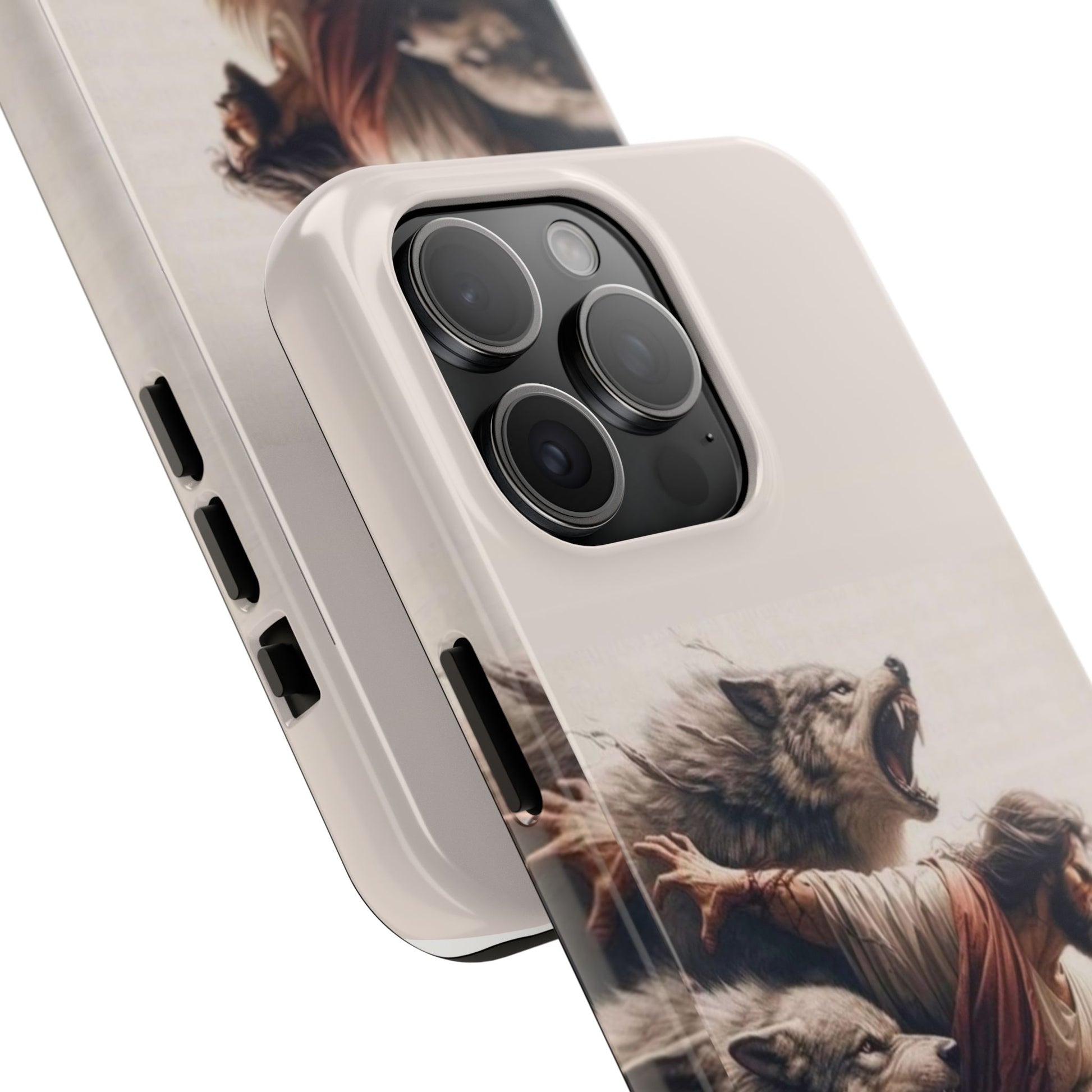 Jesus x Wolves Christian Themed Tough Phone Cases for Iphones & Samsung Phones