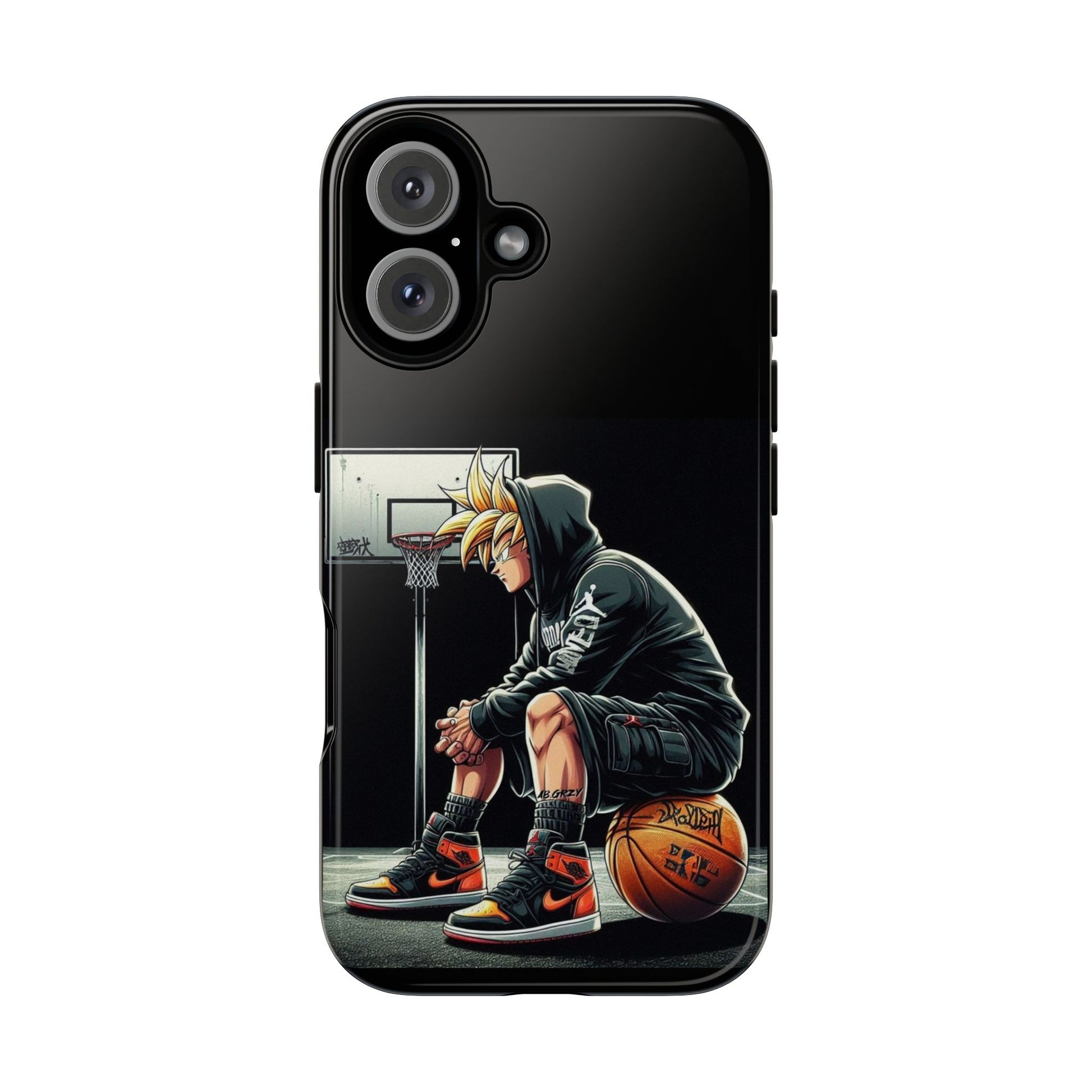 Son Goku Basketball Tough Cases for iPhones, Samsung, and Pixel