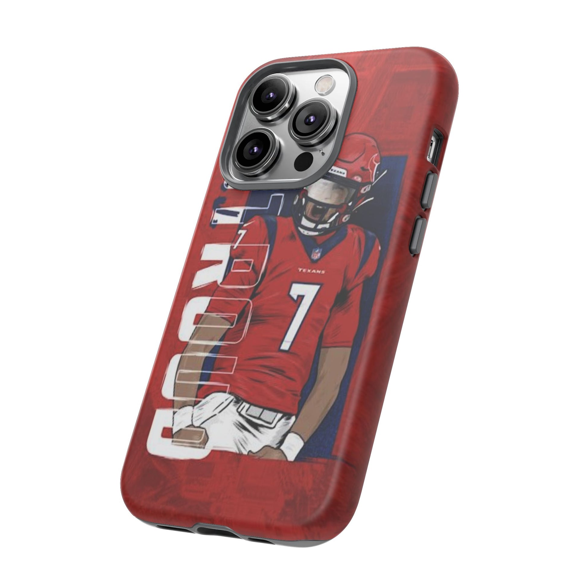 Houston Texans Football CJ Stroud Tough Cases for iPhones, Samsung, and Pixel