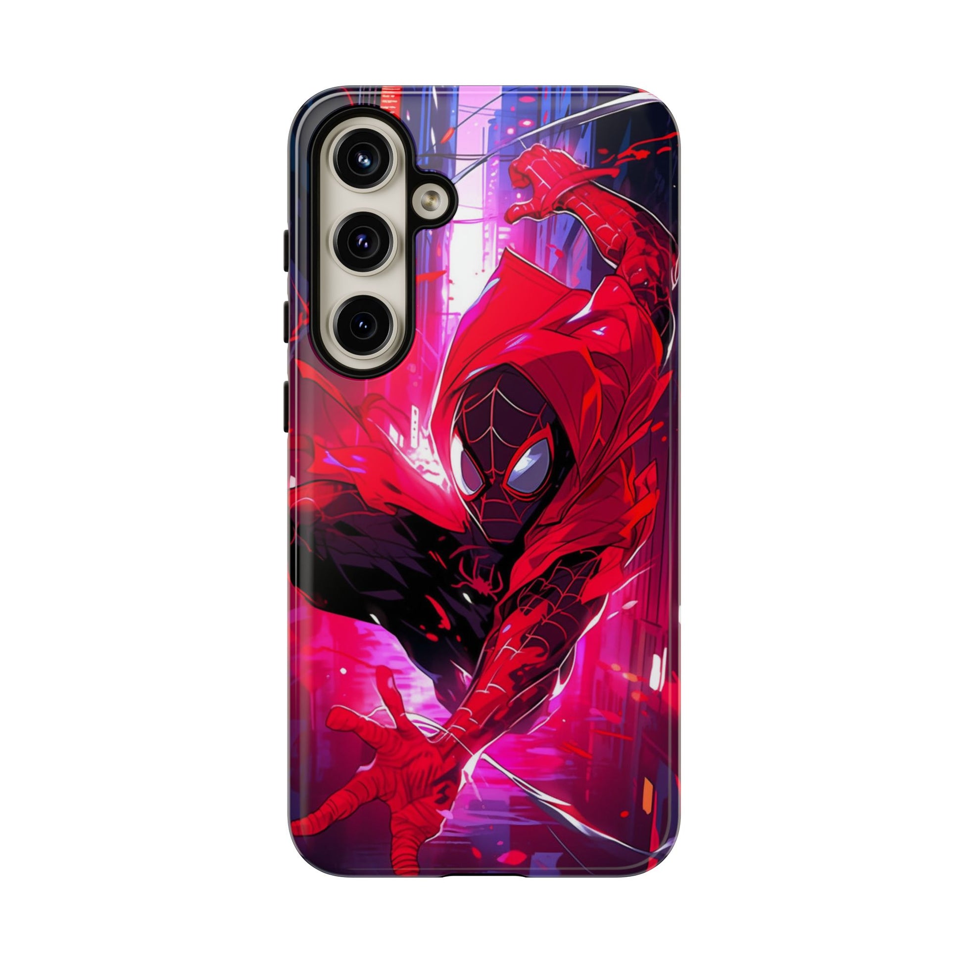 Miles Morales Spiderman Phone Case, Tough Cases for iPhones, Samsung, and Pixel