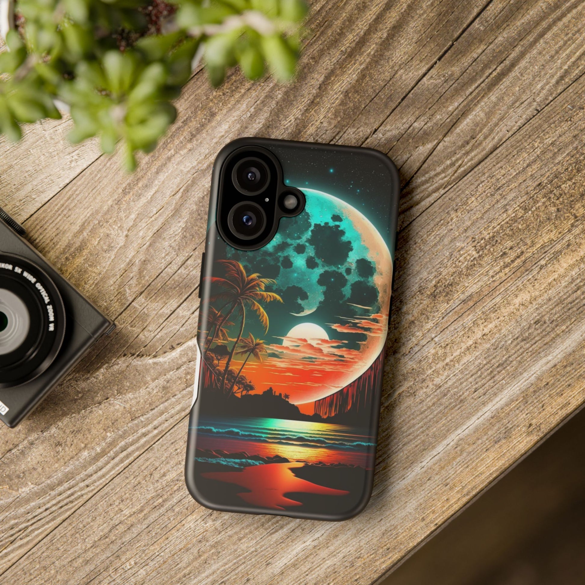 Fantasy Beach Sunset Landscape Phone Case for iPhone, Samsung Galaxy, & Pixel Phones