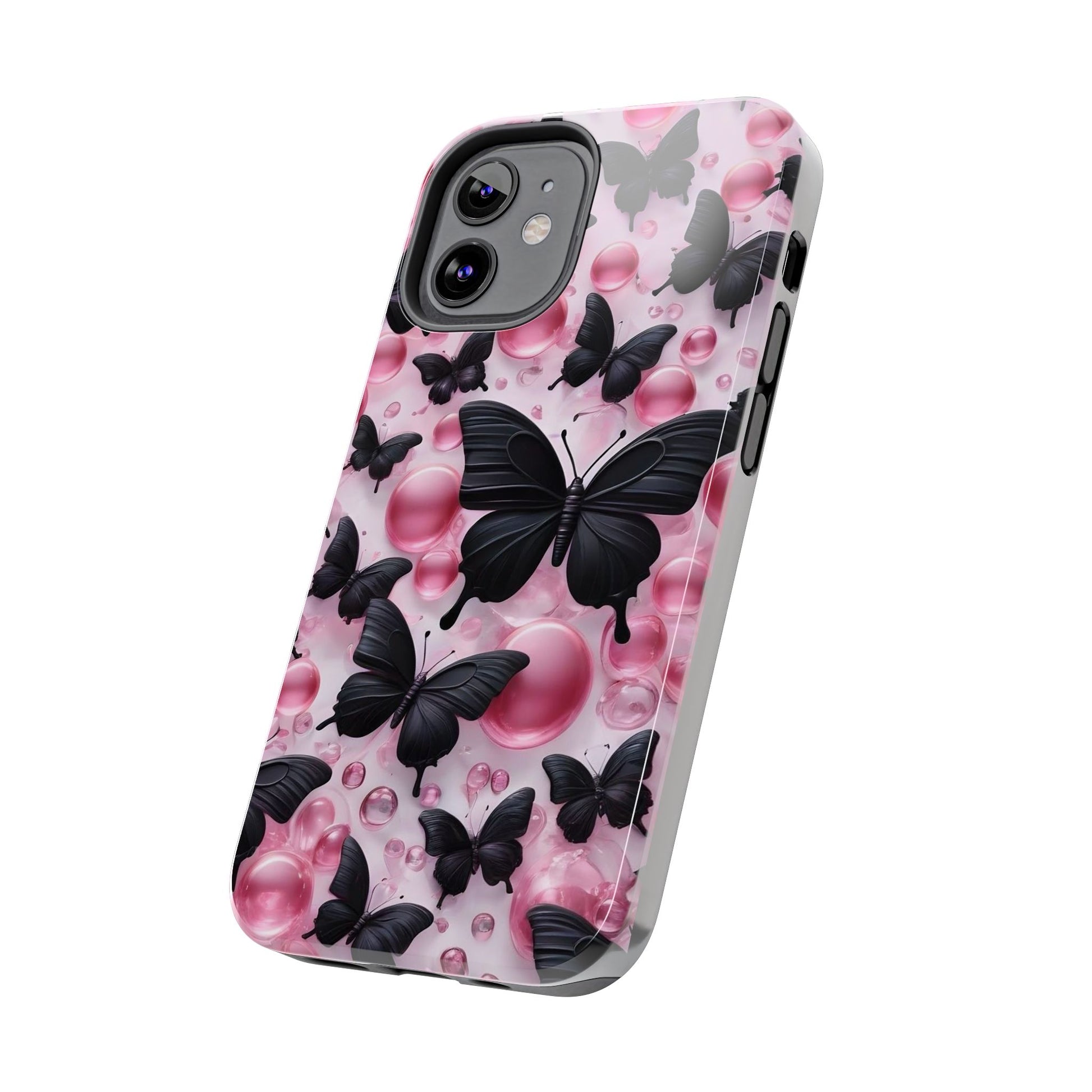 Pearls and Butterflies Theme Phone Cases for iPhones & Samsung Phones